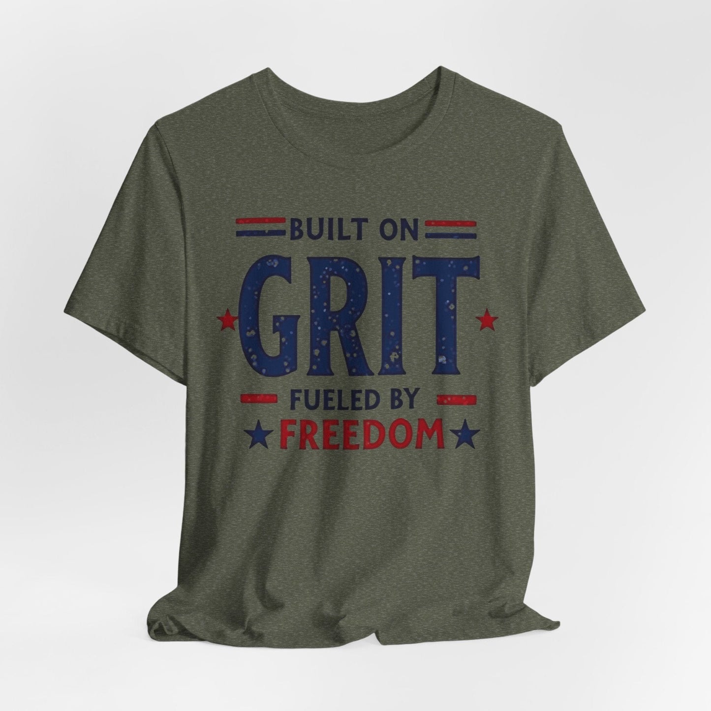Built on Grit Freedom T-Shirt | Strong & Resilient Design