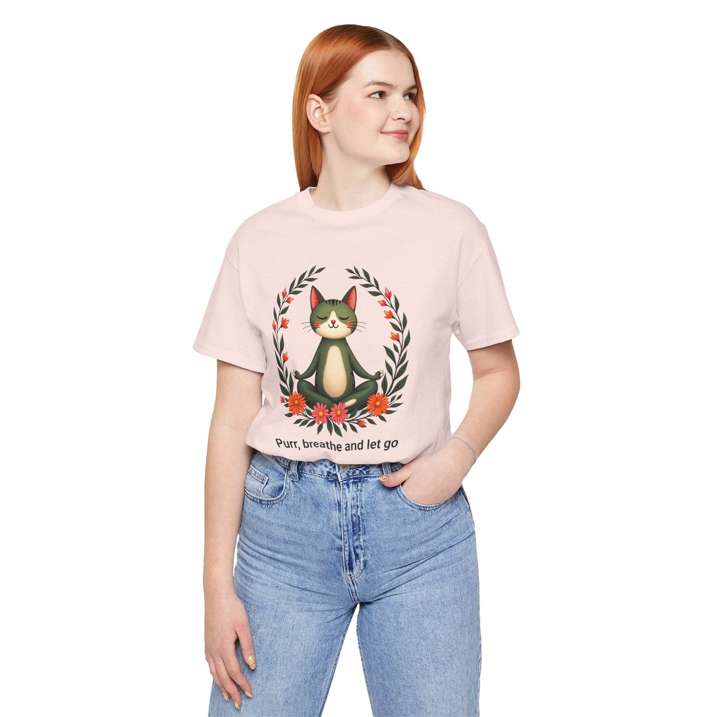 Cat Yoga Tee | Fun & Relaxing Design for Cat Lovers