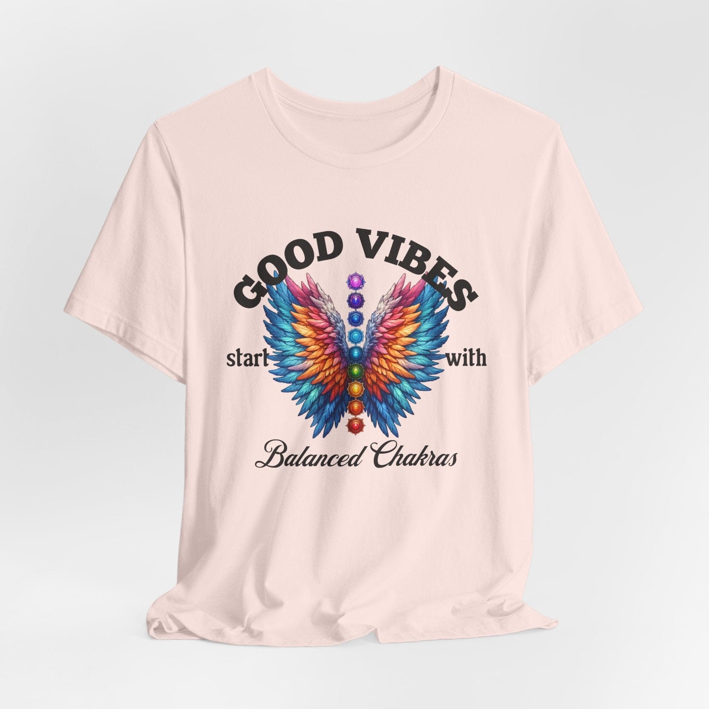 Good Vibes Balanced Chakras Unisex Jersey Tee