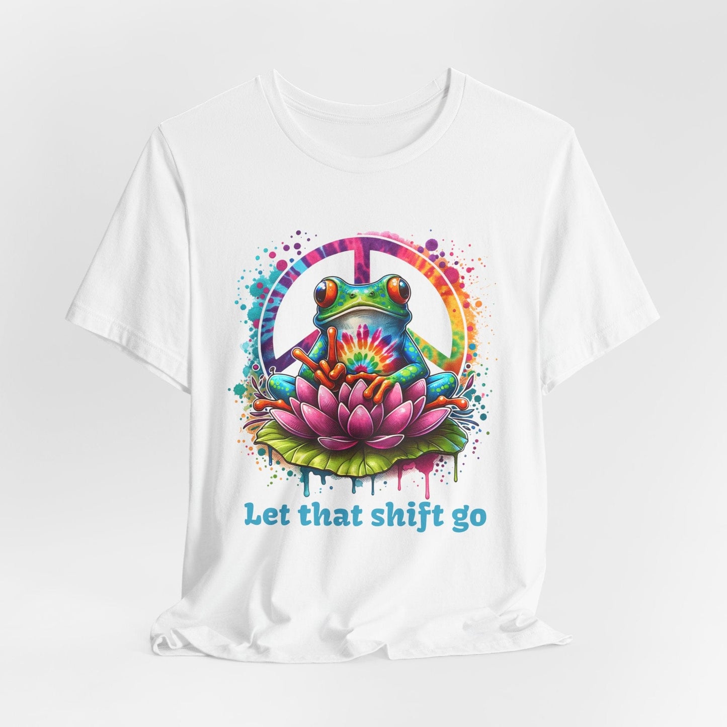Zen Frog T-Shirt - Let that Shift Go - Unisex T-Shirt
