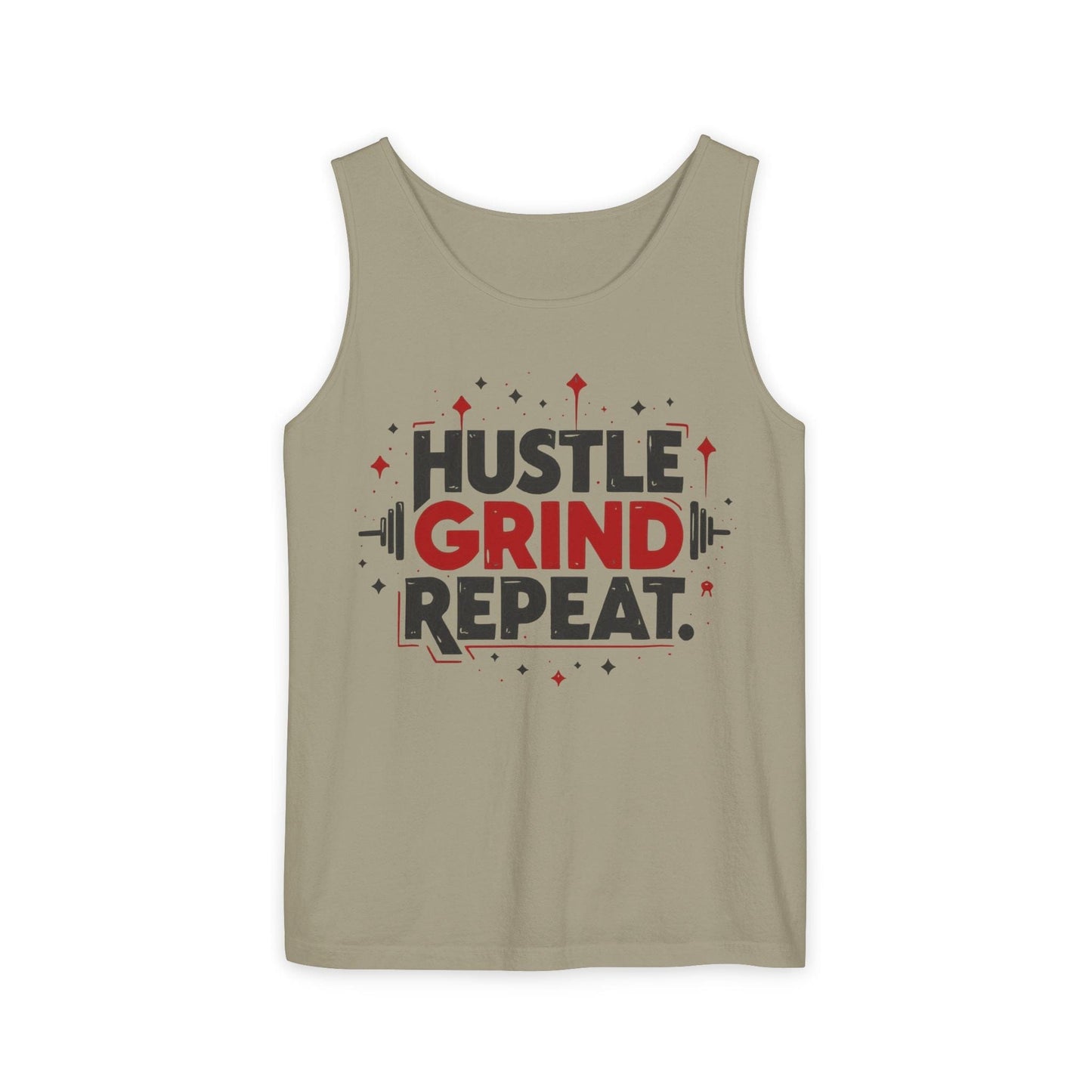 Hustle Grind Repeat Tank Top | Unisex Motivation Shirt