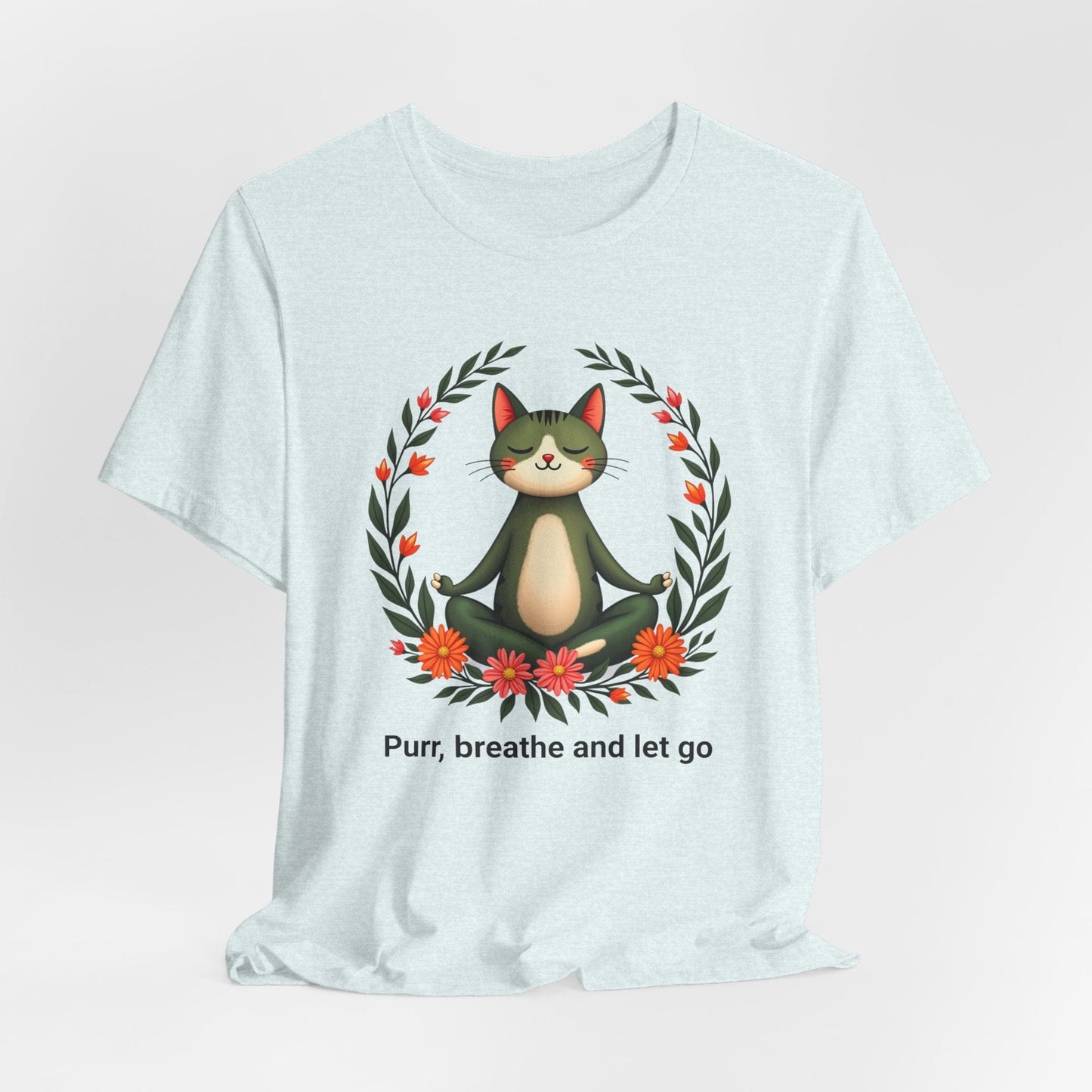 Cat Yoga Tee | Fun & Relaxing Design for Cat Lovers