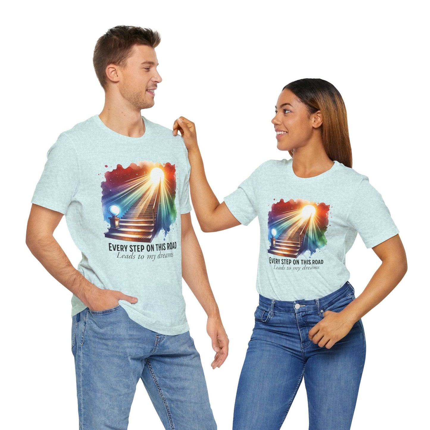 Inspirational Dream Road Unisex Jersey Tee