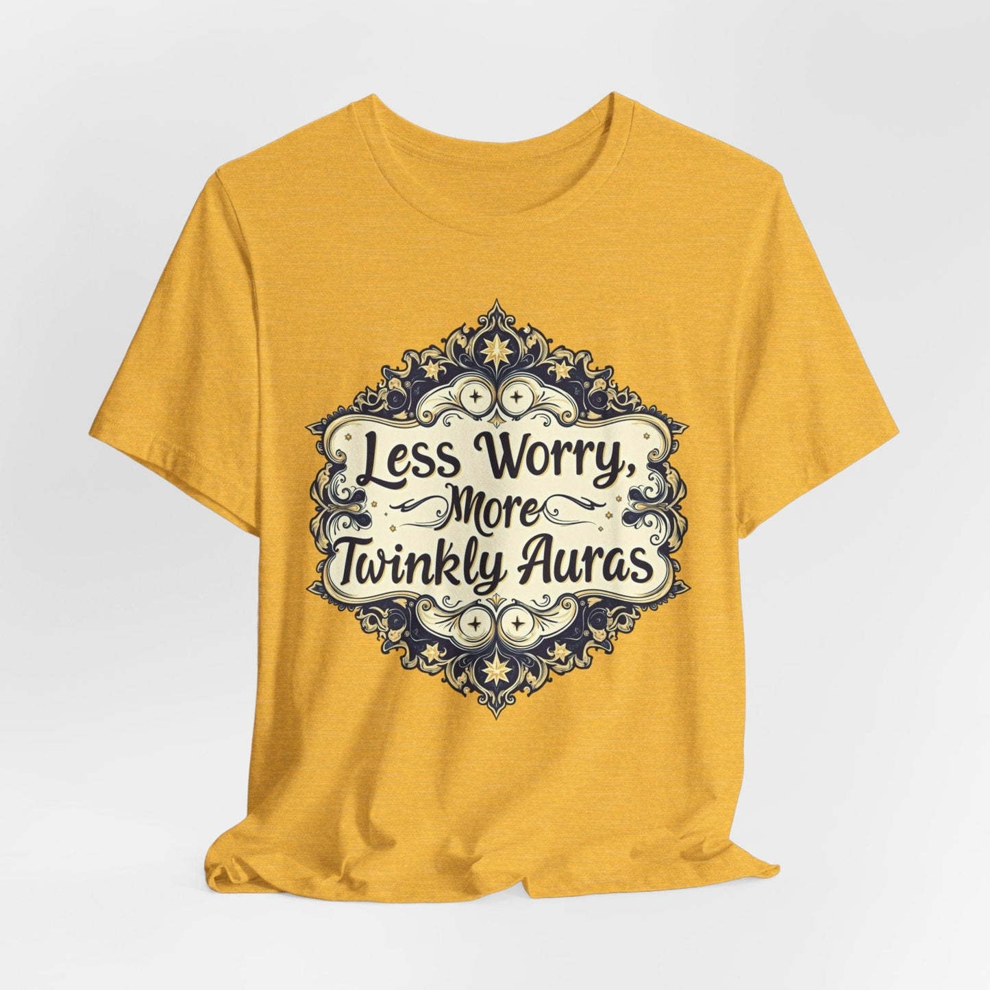 Less Worry More Twinkly Auras Unisex Tee | Relaxed & Uplifting