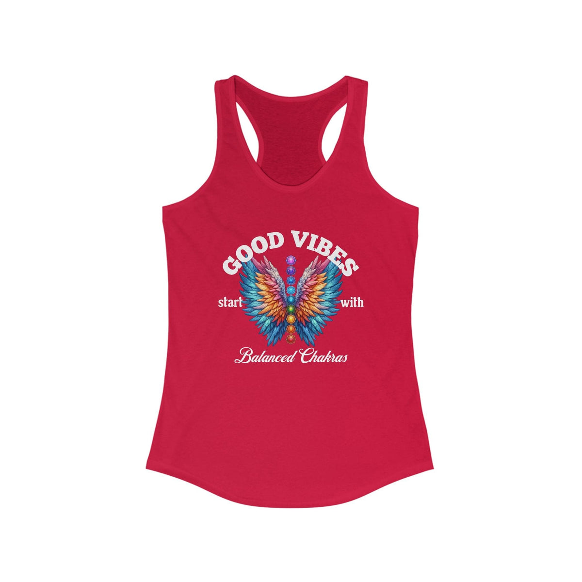 Good Vibes Chakra Balance Racerback Tank | Comfort & Energy