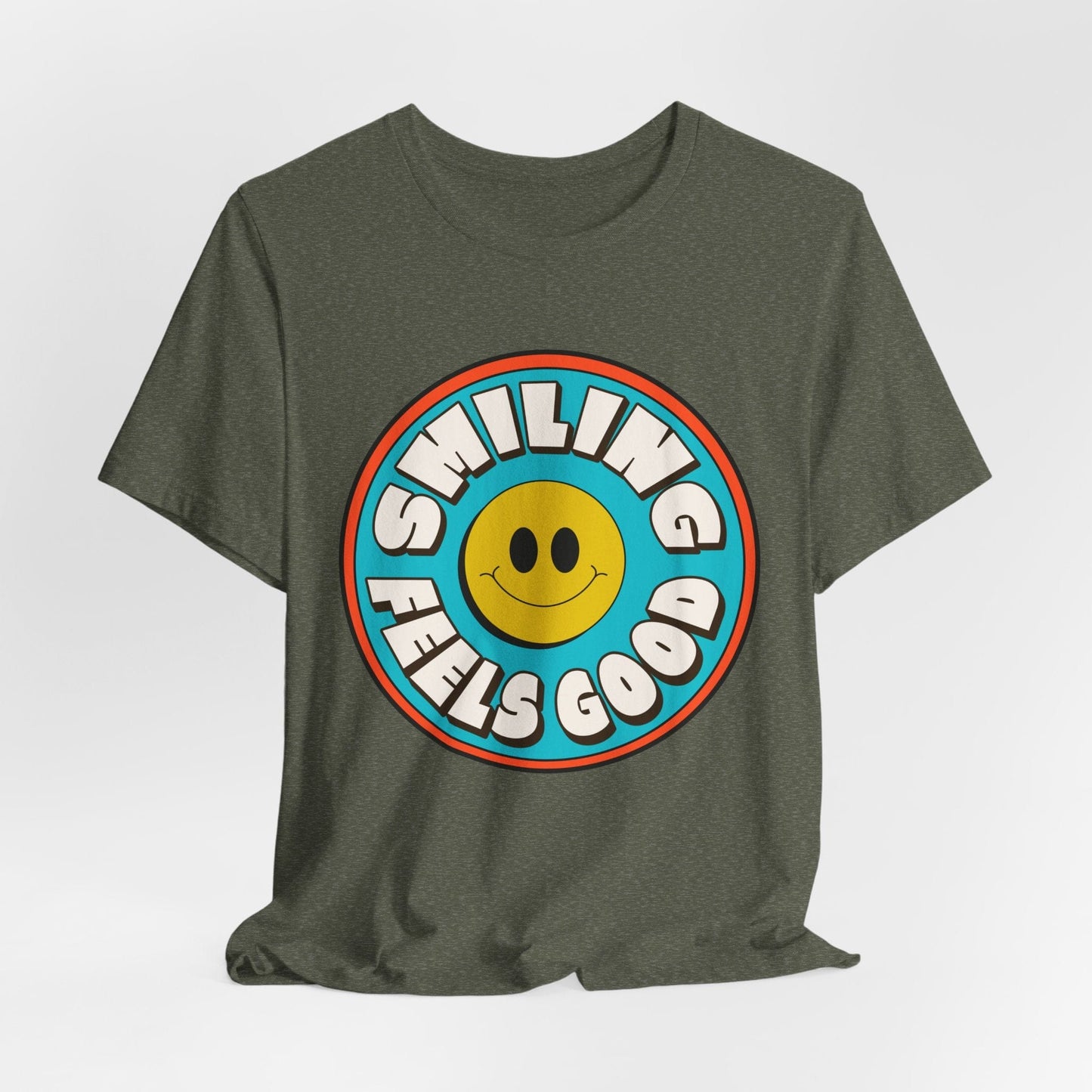 Smile Reminder T-Shirt / Smiling Feels Good