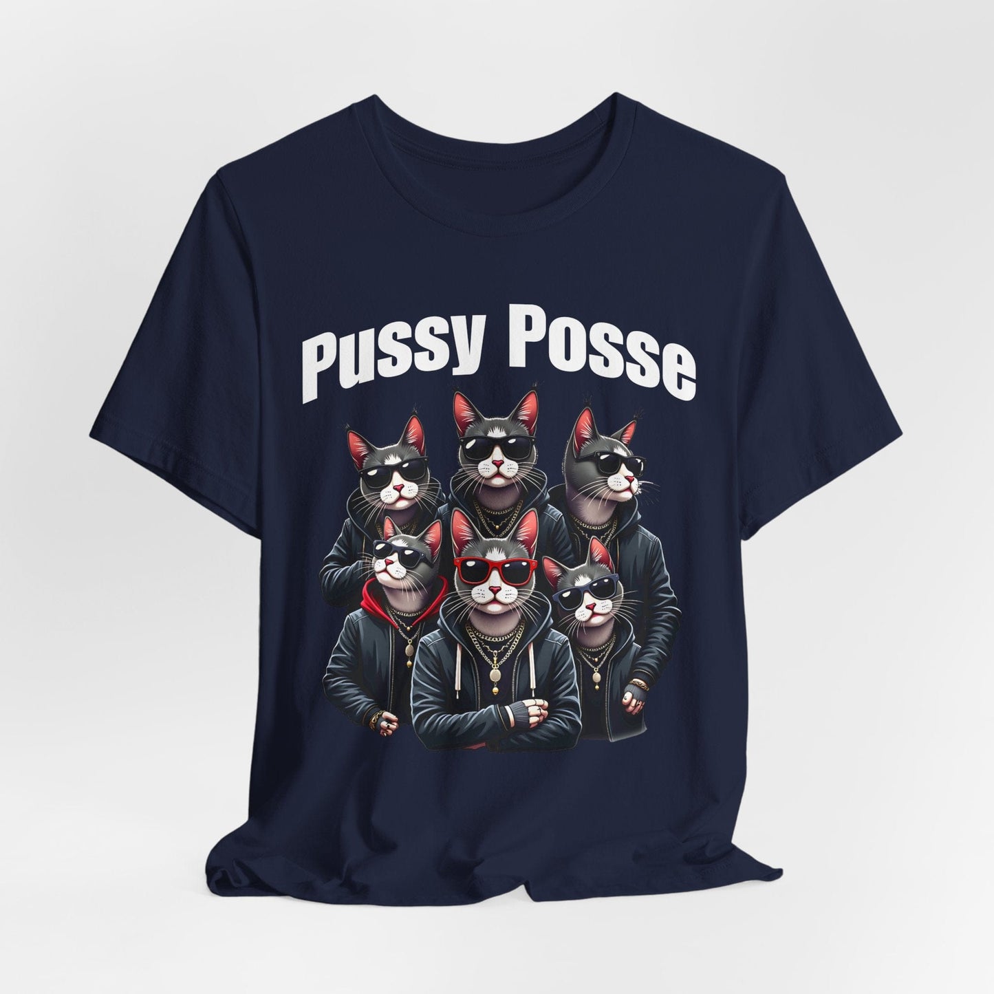 Pussy Posse Graphic T-Shirt | Fun & Bold Lover's Shirt