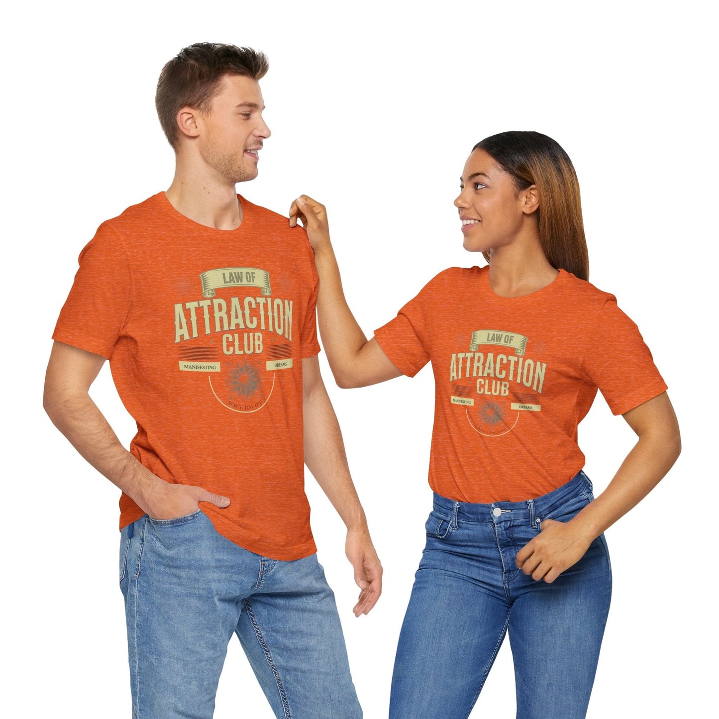 Unisex Law of Attraction Club Tee - Manifesting Dreams Short Sleeve T-Shirt