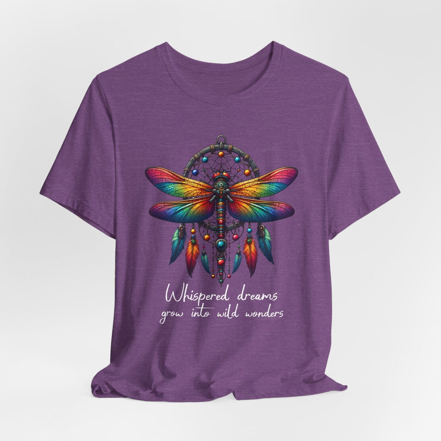 Dreamcatcher Dragonfly Jersey T-Shirt | Boho-Inspired Design