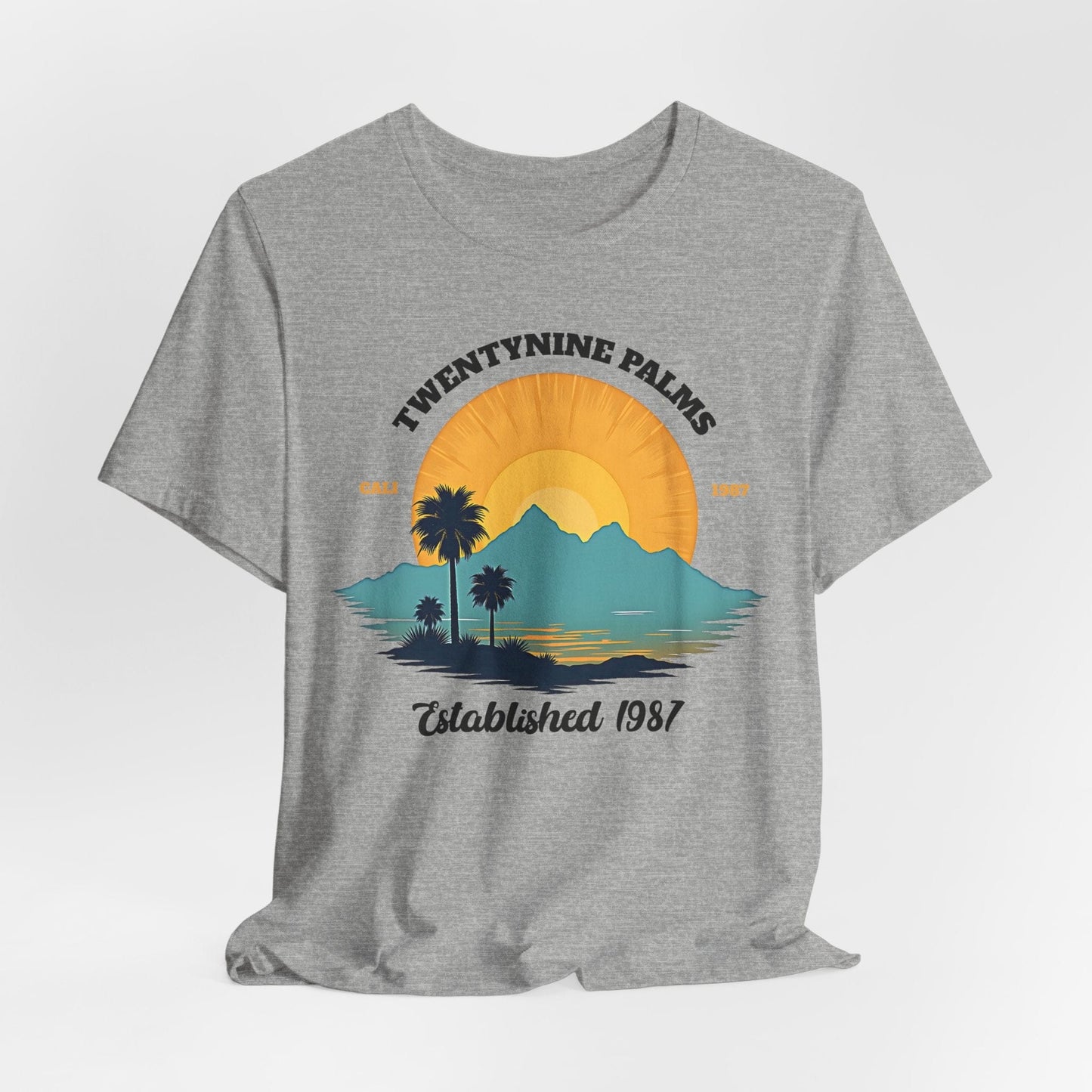 Retro California Graphic T-Shirt- Twentynine Palms Established 1987