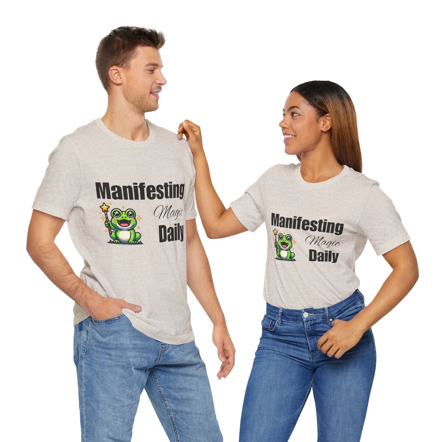 Manifesting Magic Daily Unisex Tee - Positive Vibes for Manifestation Enthusiasts