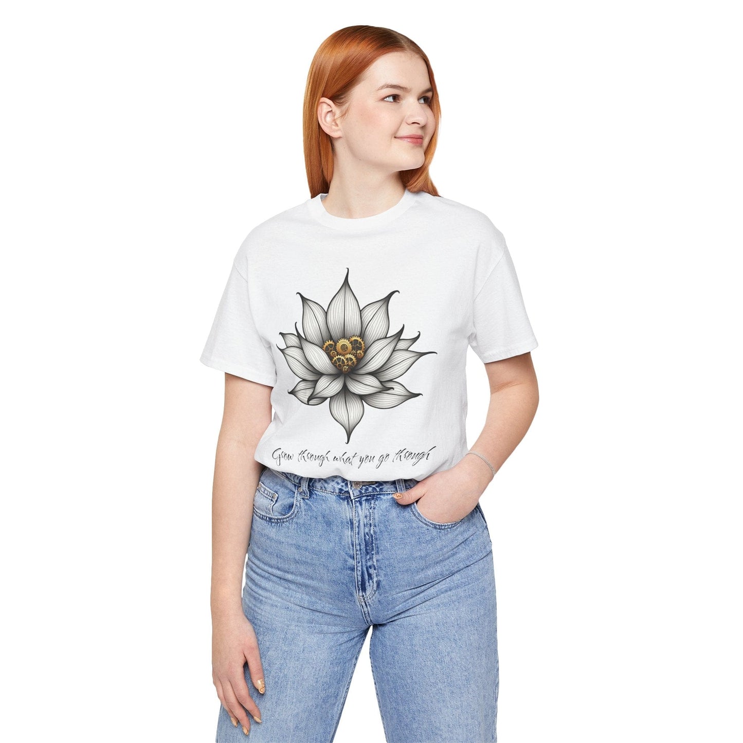 Inspirational Lotus Flower Tee | Peaceful & Comfortable