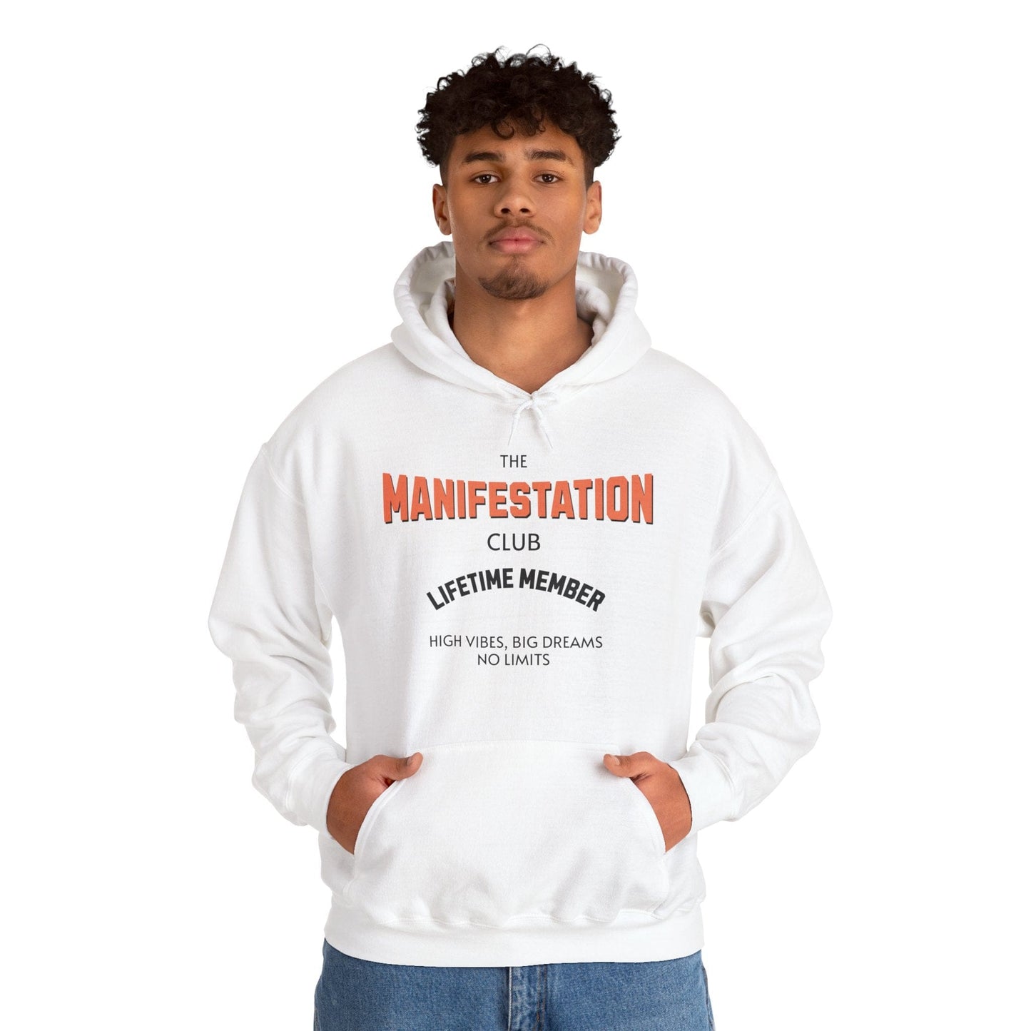 Manifestation Club -Hooded Sweatshirt Big Dreams, Cool Design