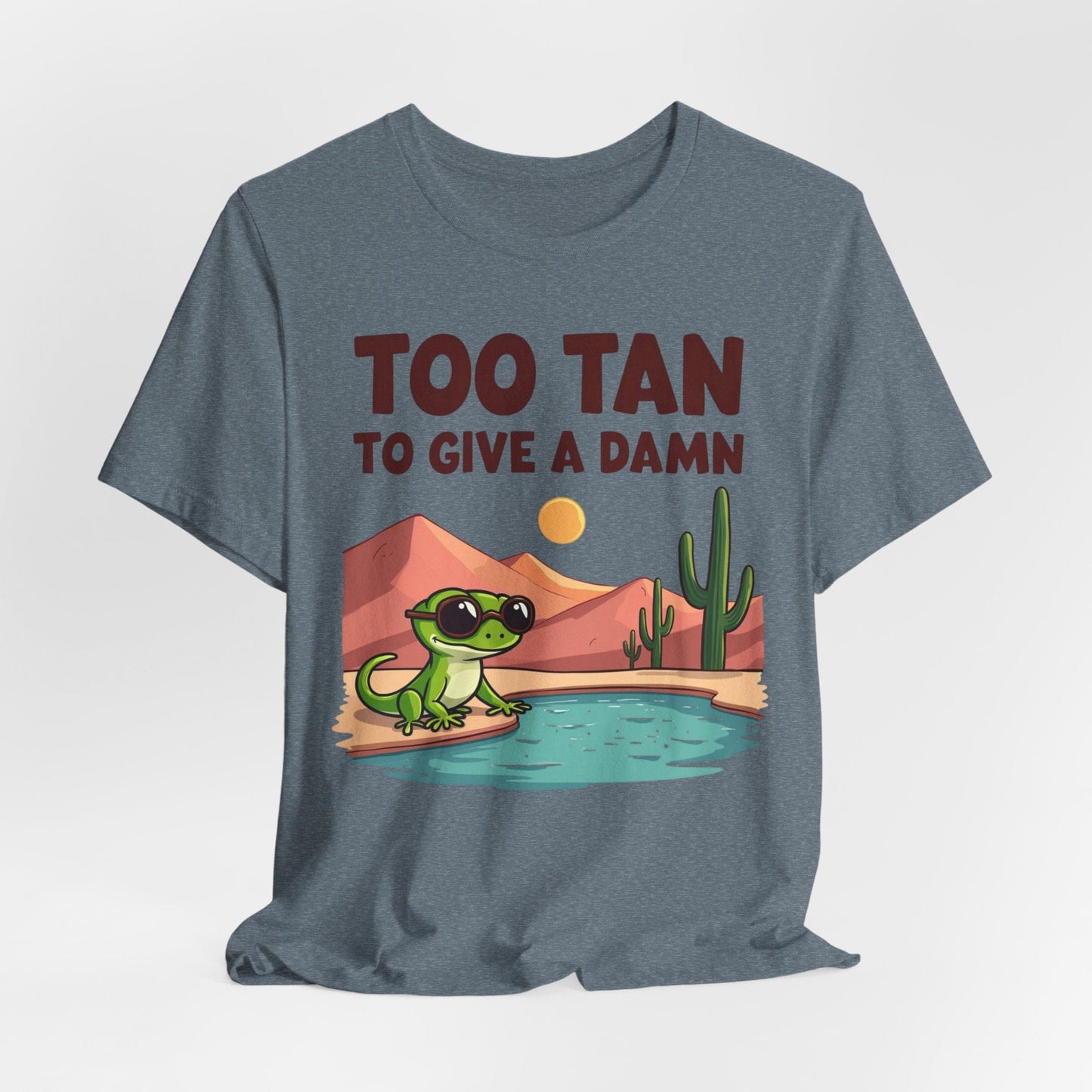 Too Tan Unisex Jersey T-Shirt - Fun Summer Graphic T-Shirt