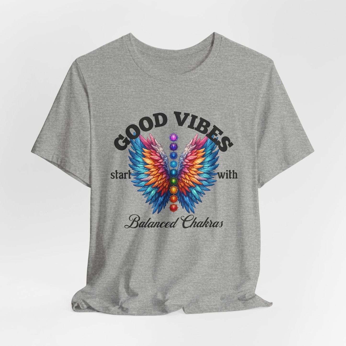 Good Vibes Balanced Chakras Unisex Jersey Tee