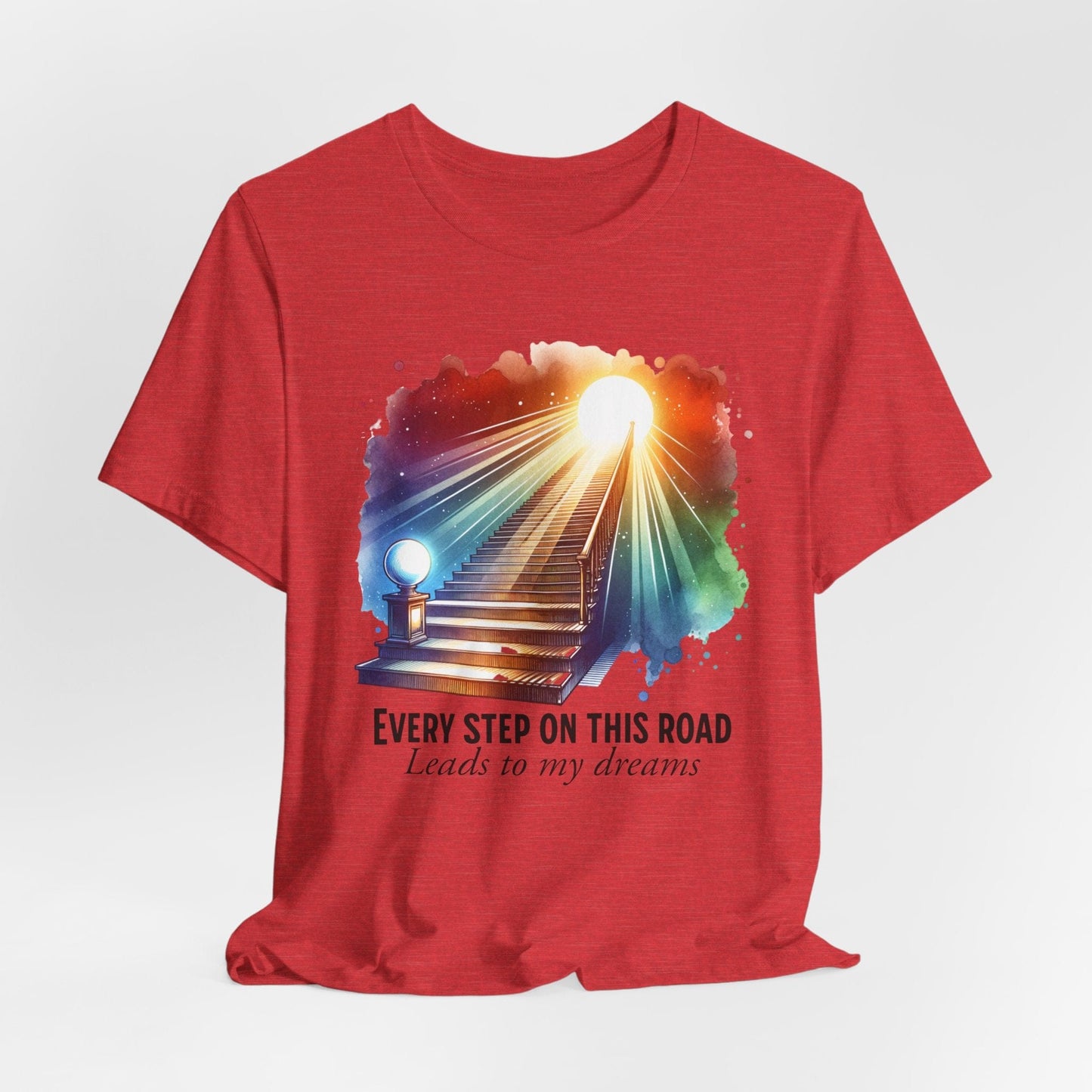 Inspirational Dream Road Unisex Jersey Tee
