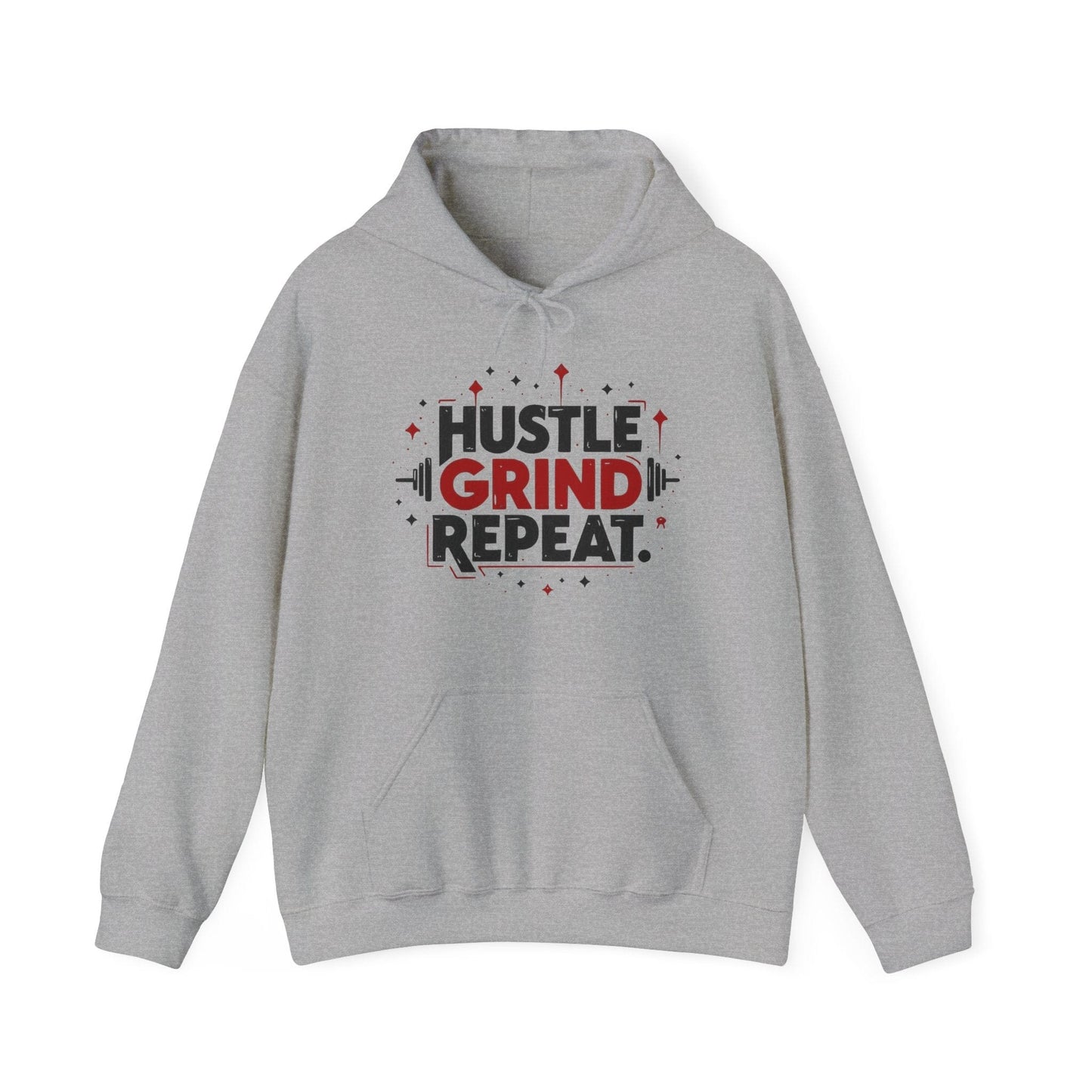Hustle Grind Repeat Hoodie | Motivational & Cozy