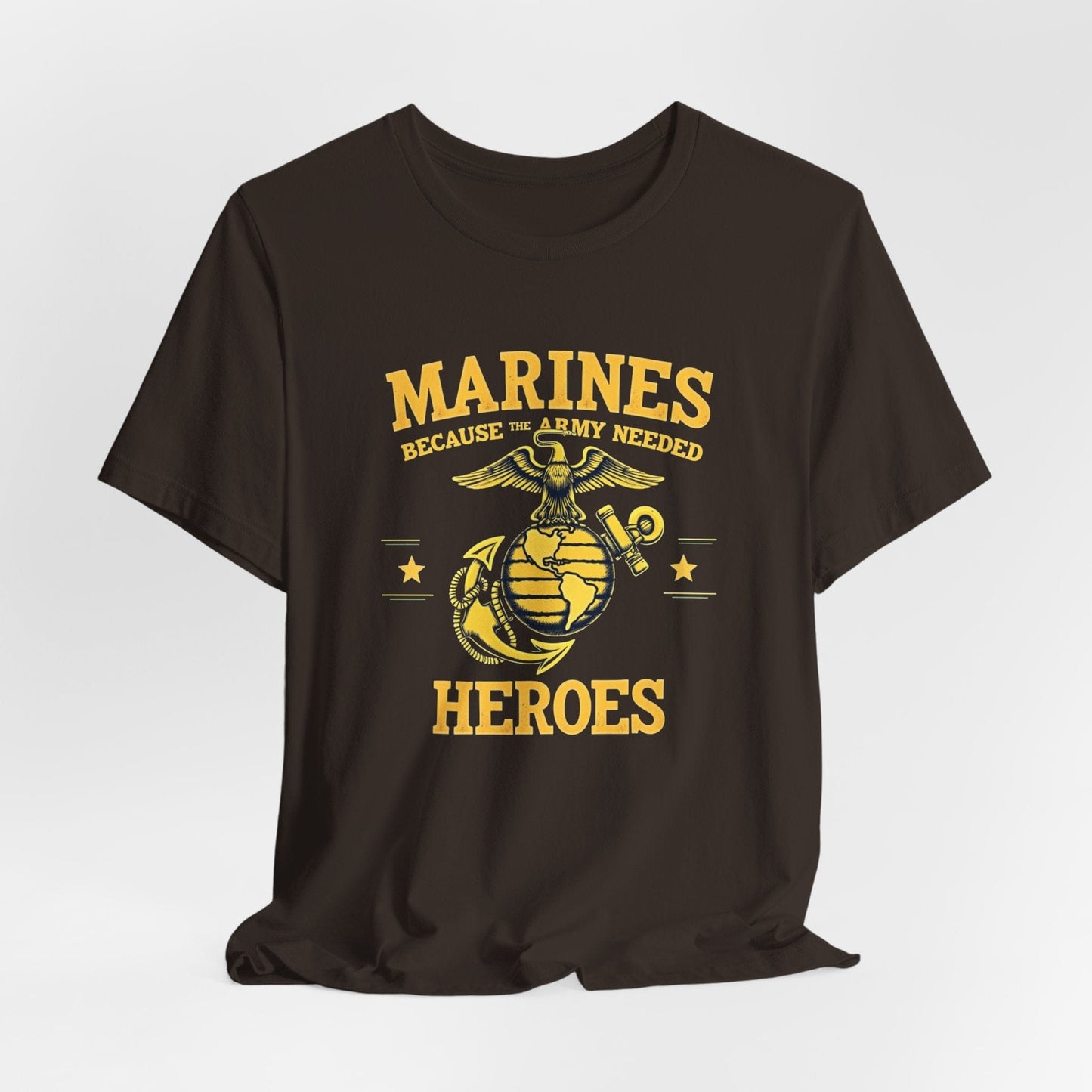 Marines Heroes Unisex Jersey T-Shirt - Perfect for Veterans and Patriotic Celebrations