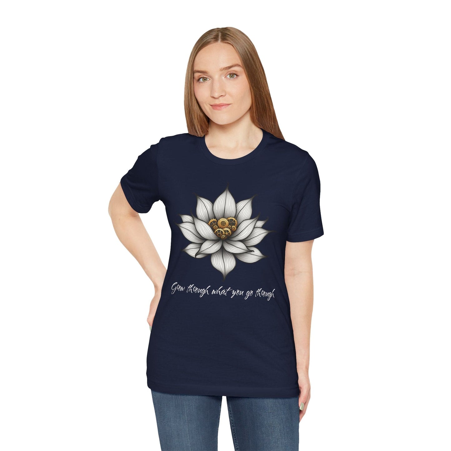 Inspirational Lotus Flower Tee | Peaceful & Comfortable