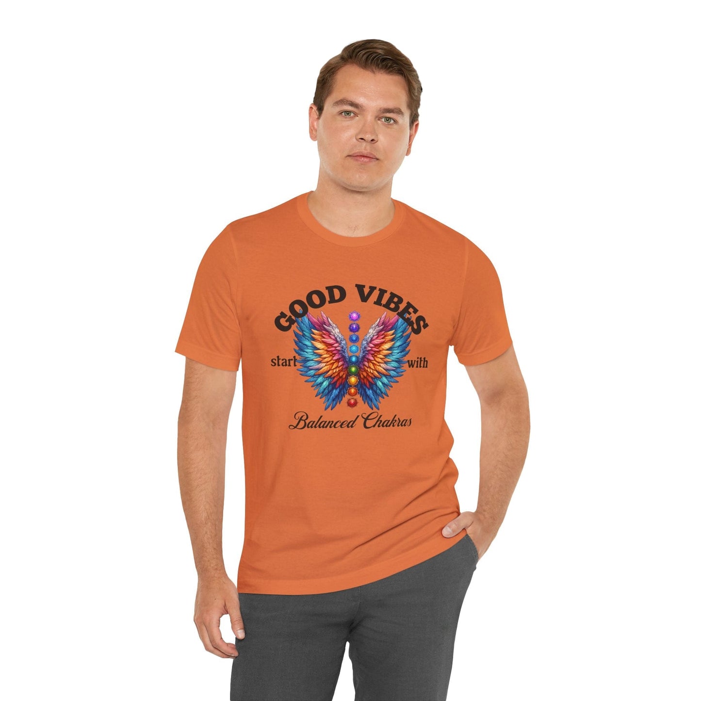 Good Vibes Balanced Chakras Unisex Jersey Tee