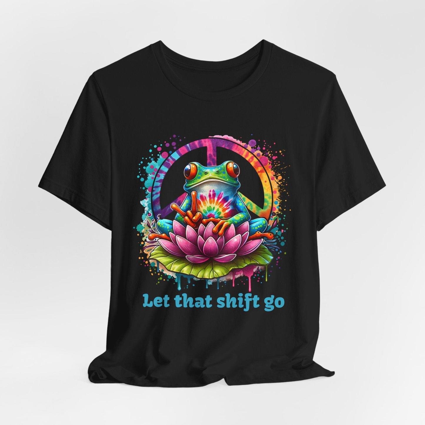 Zen Frog T-Shirt - Let that Shift Go - Unisex T-Shirt