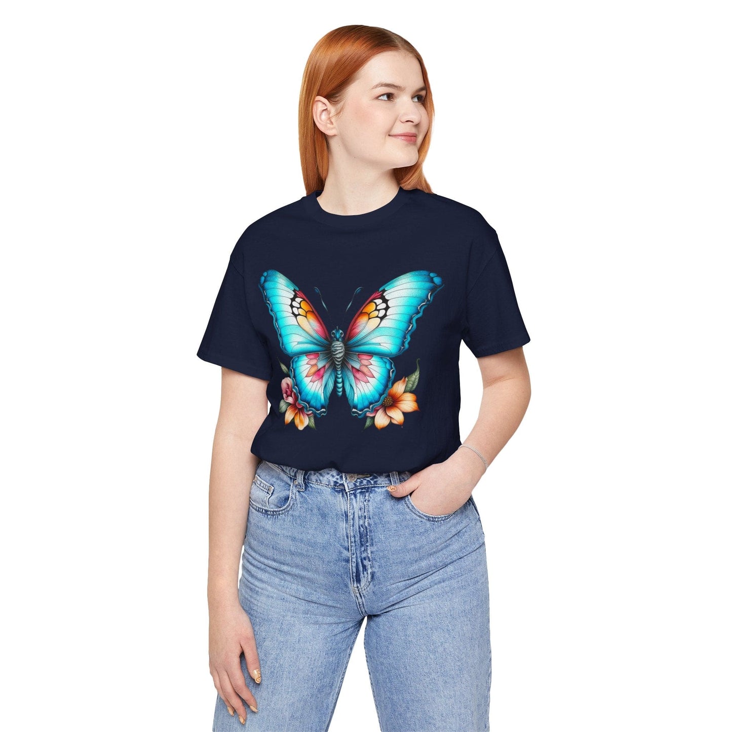 Butterfly Inspiration Unisex Tee | Uplifting and Colorful Design