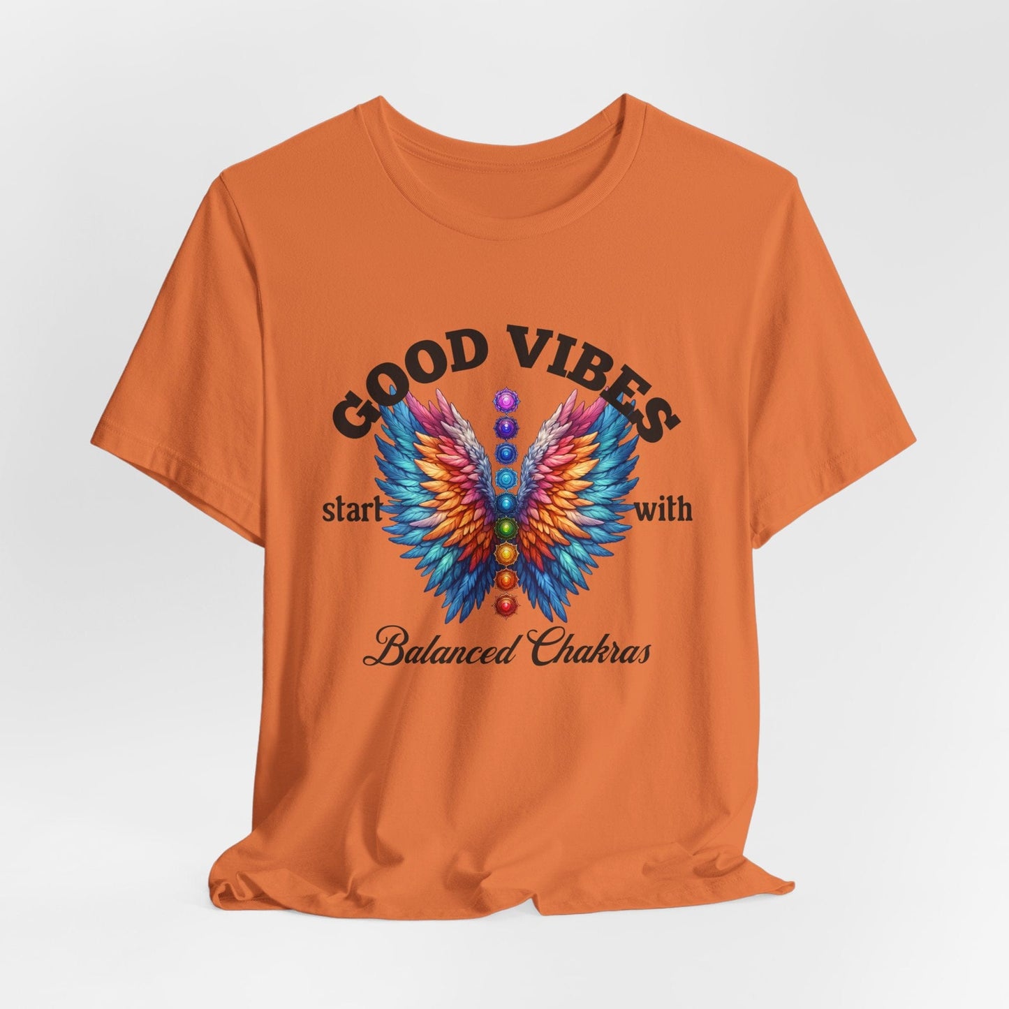 Good Vibes Balanced Chakras Unisex Jersey Tee