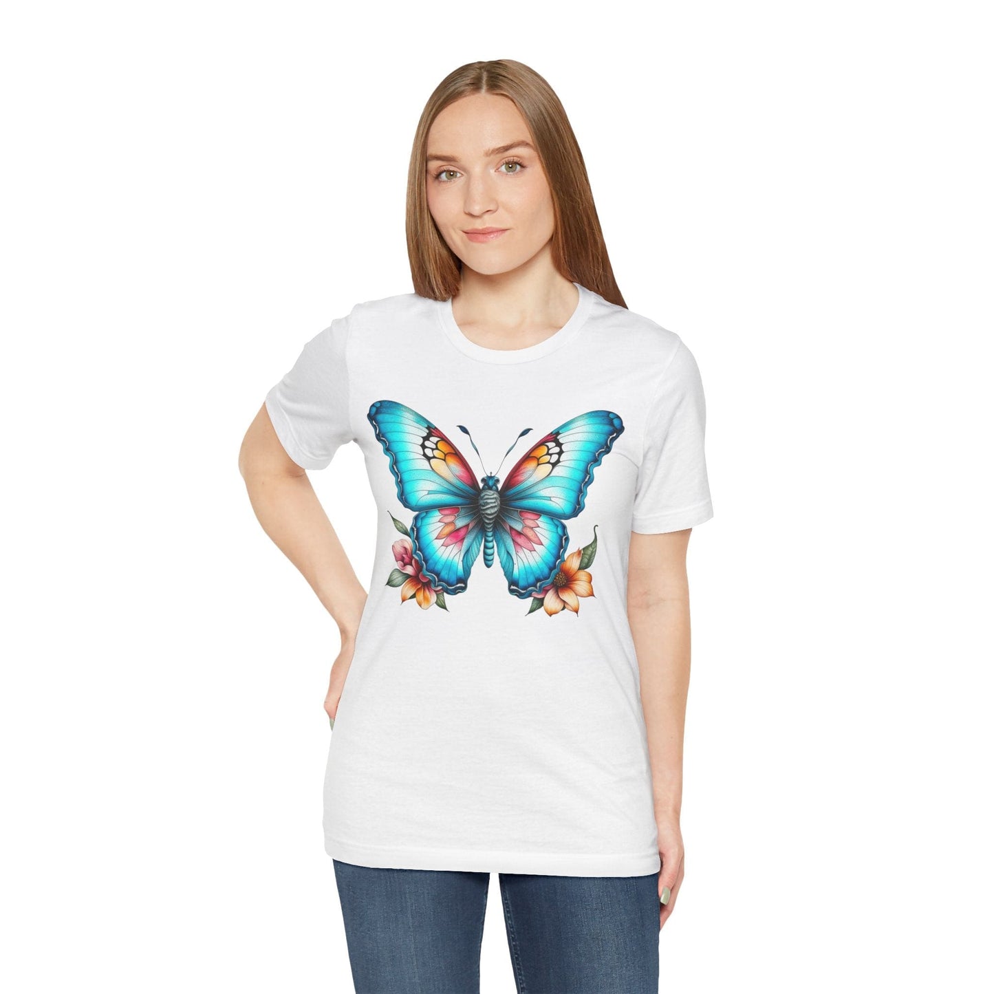Butterfly Inspiration Unisex Tee | Uplifting and Colorful Design