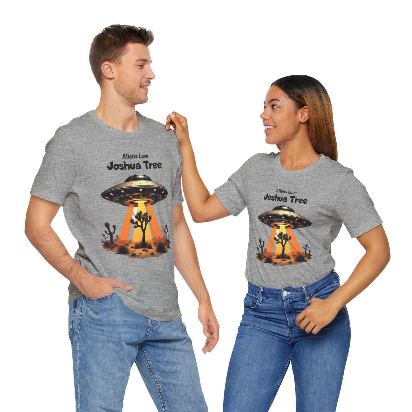 UFO Joshua Tree T-Shirt - Unisex Graphic Short Sleeve T-Shirt