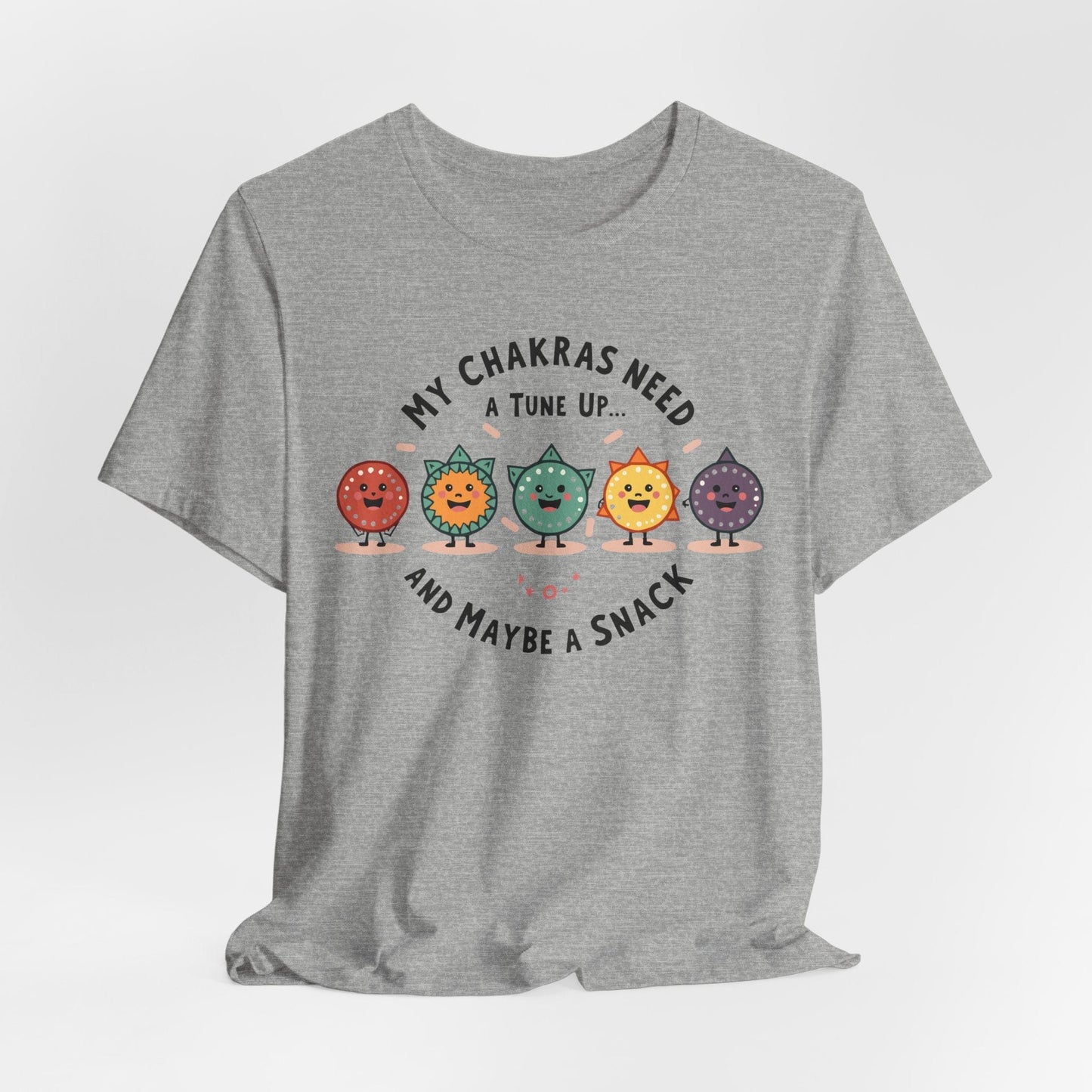 Funny Chakra Tune-Up Unisex Tee for Wellness Lovers