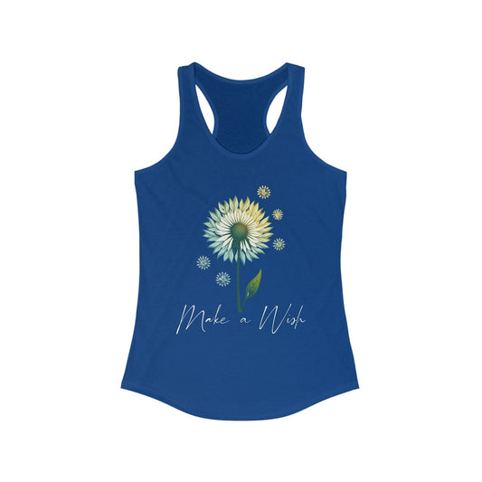 Make a Wish Women's Racerback Tank | Bright & Cheerful Top