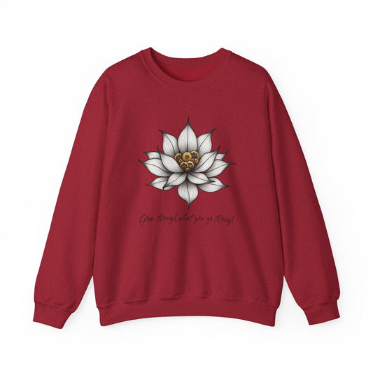 Inspirational Lotus Sweatshirt | Cozy & Motivational