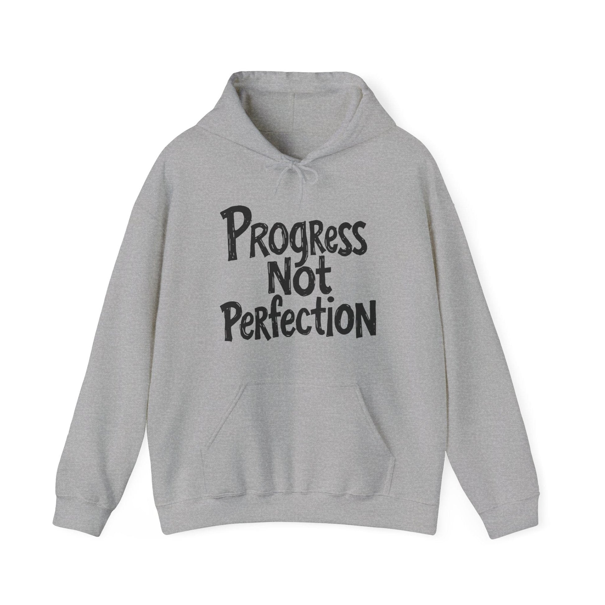 Progress Not Perfection Hoodie | Unisex Heavy Blend | Motivational