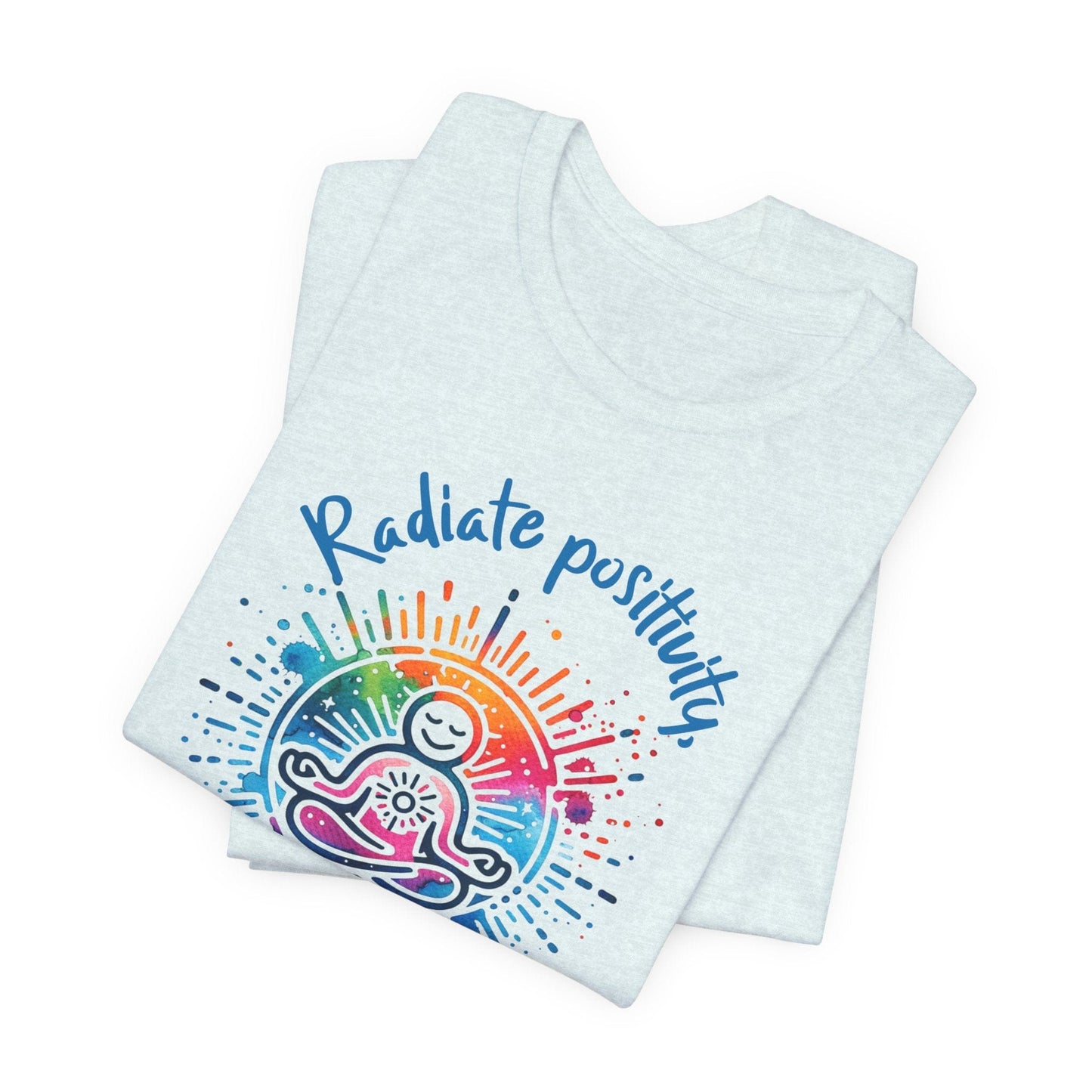 Radiate Positivity Tee - Unisex Jersey Short Sleeve Tee for Abundance Lovers