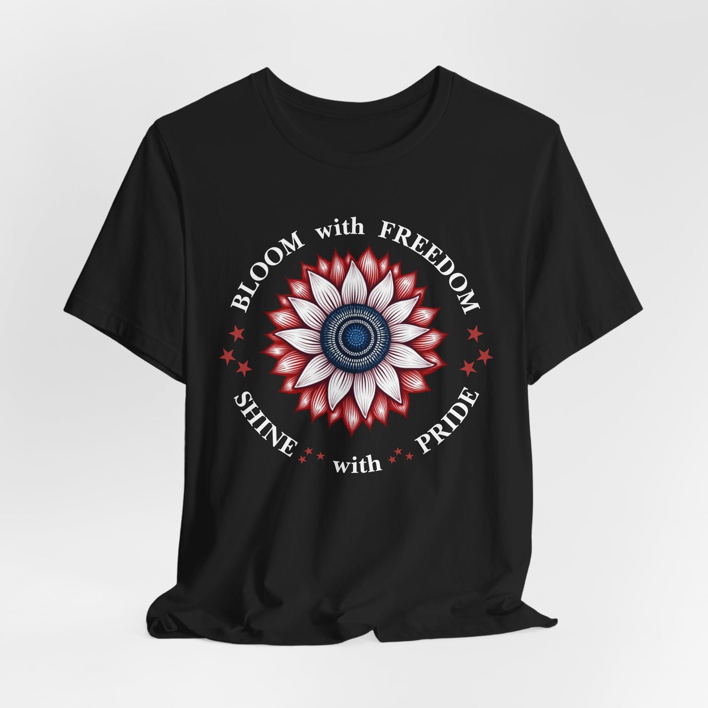 Bloom with Freedom Shine with Pride T-Shirt