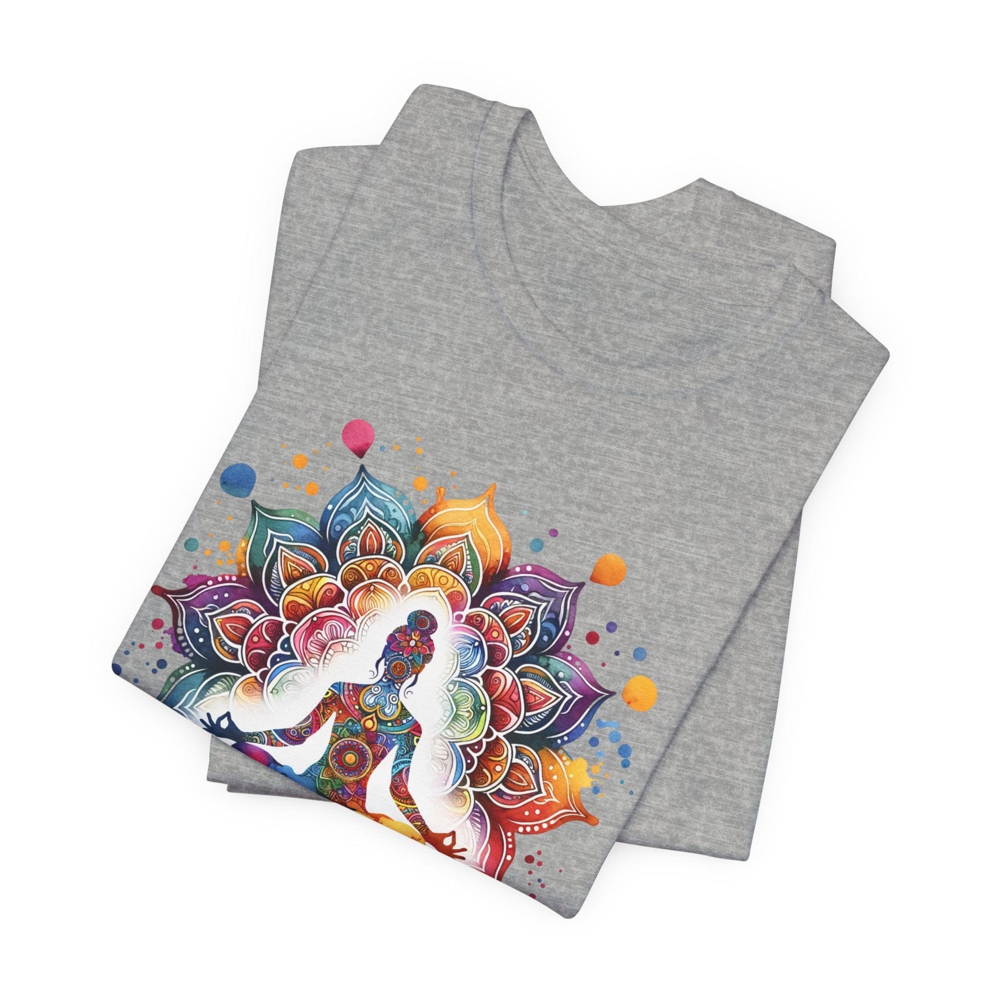 Align Your Chakras Unisex Tee | Colorful Meditation Shirt
