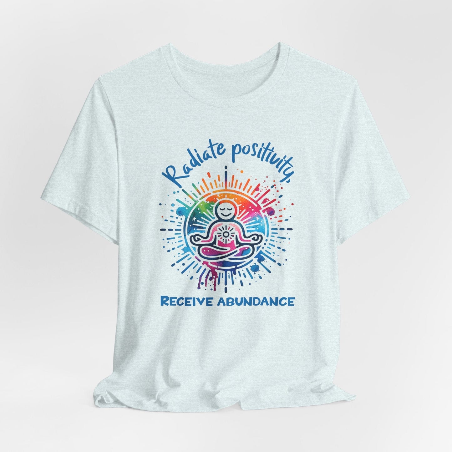 Radiate Positivity Tee - Unisex Jersey Short Sleeve Tee for Abundance Lovers