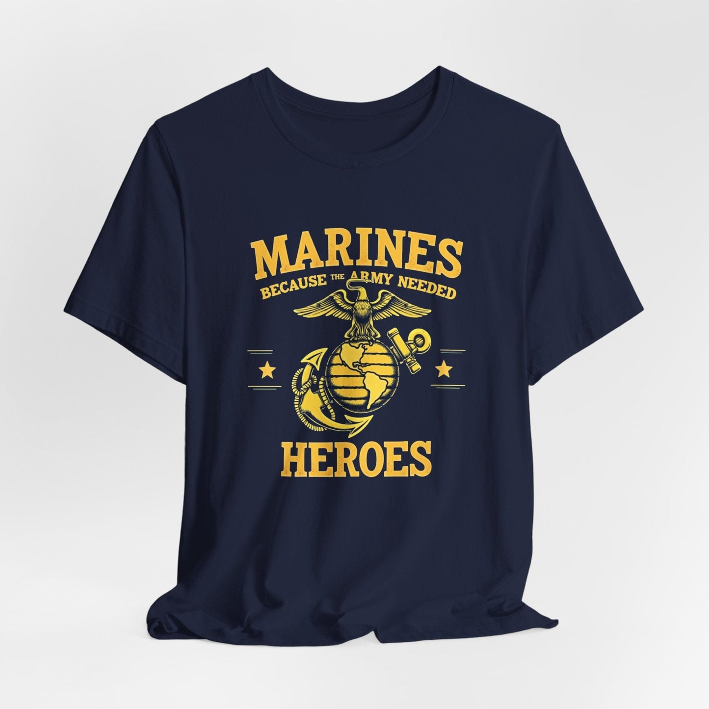 Marines Heroes Unisex Jersey T-Shirt - Perfect for Veterans and Patriotic Celebrations