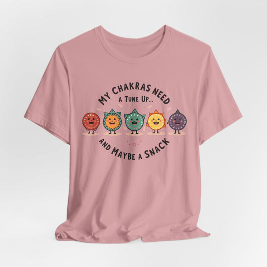 Funny Chakra Tune-Up Unisex Tee | Wellness & Humor