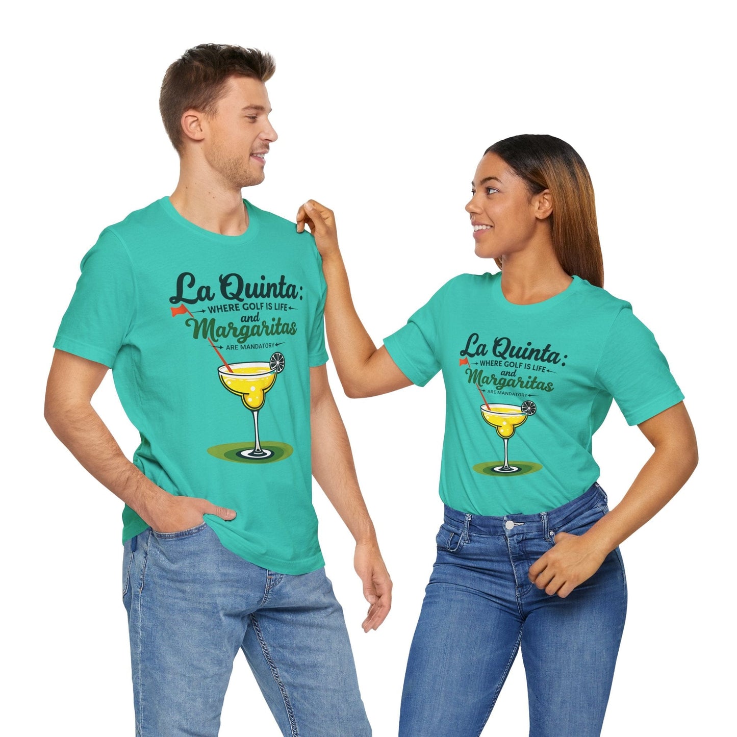 La Quinta Golf & Margaritas Tee - Unisex Short Sleeve T-Shirt for Summer Fun