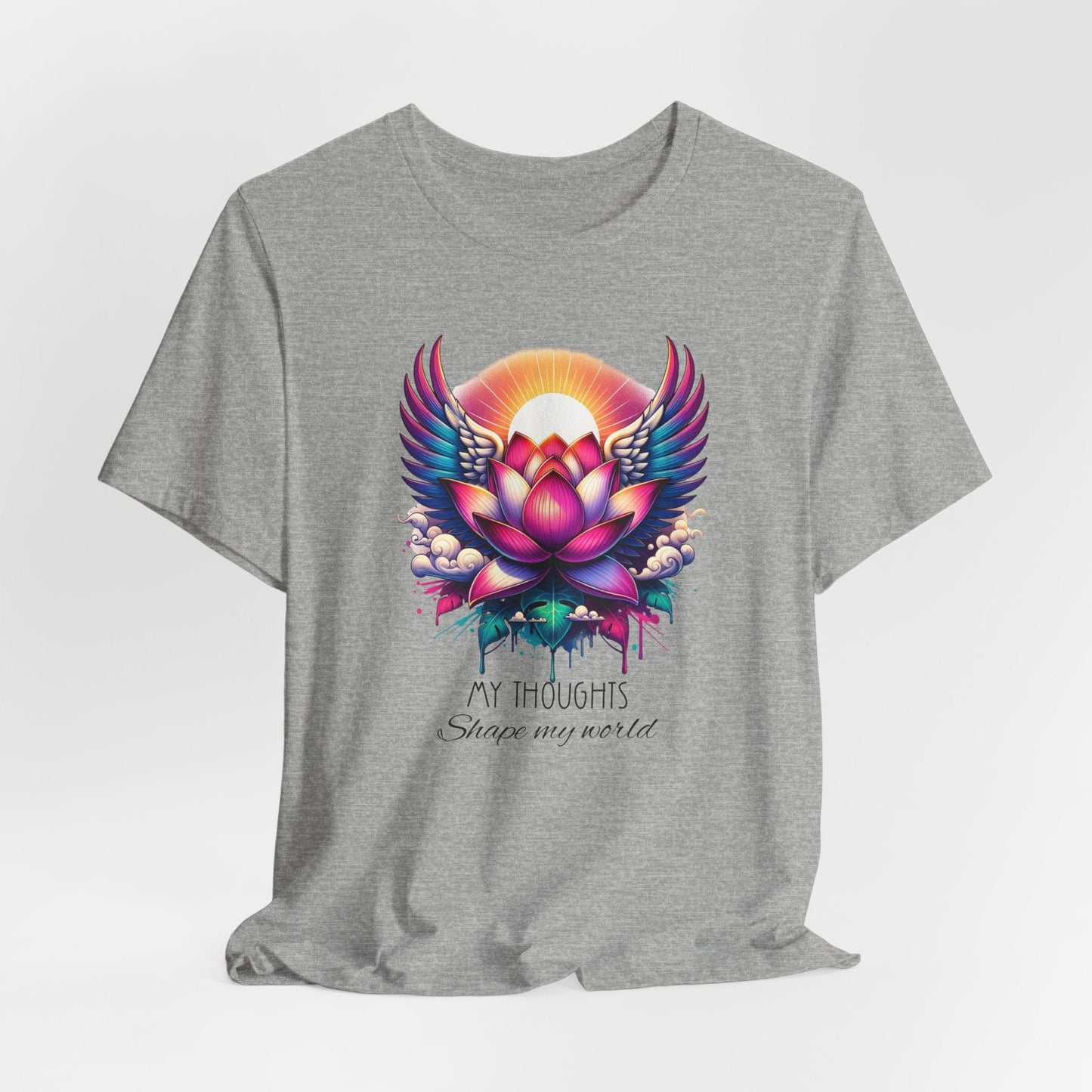 Inspirational Lotus Flower Unisex Jersey Tee