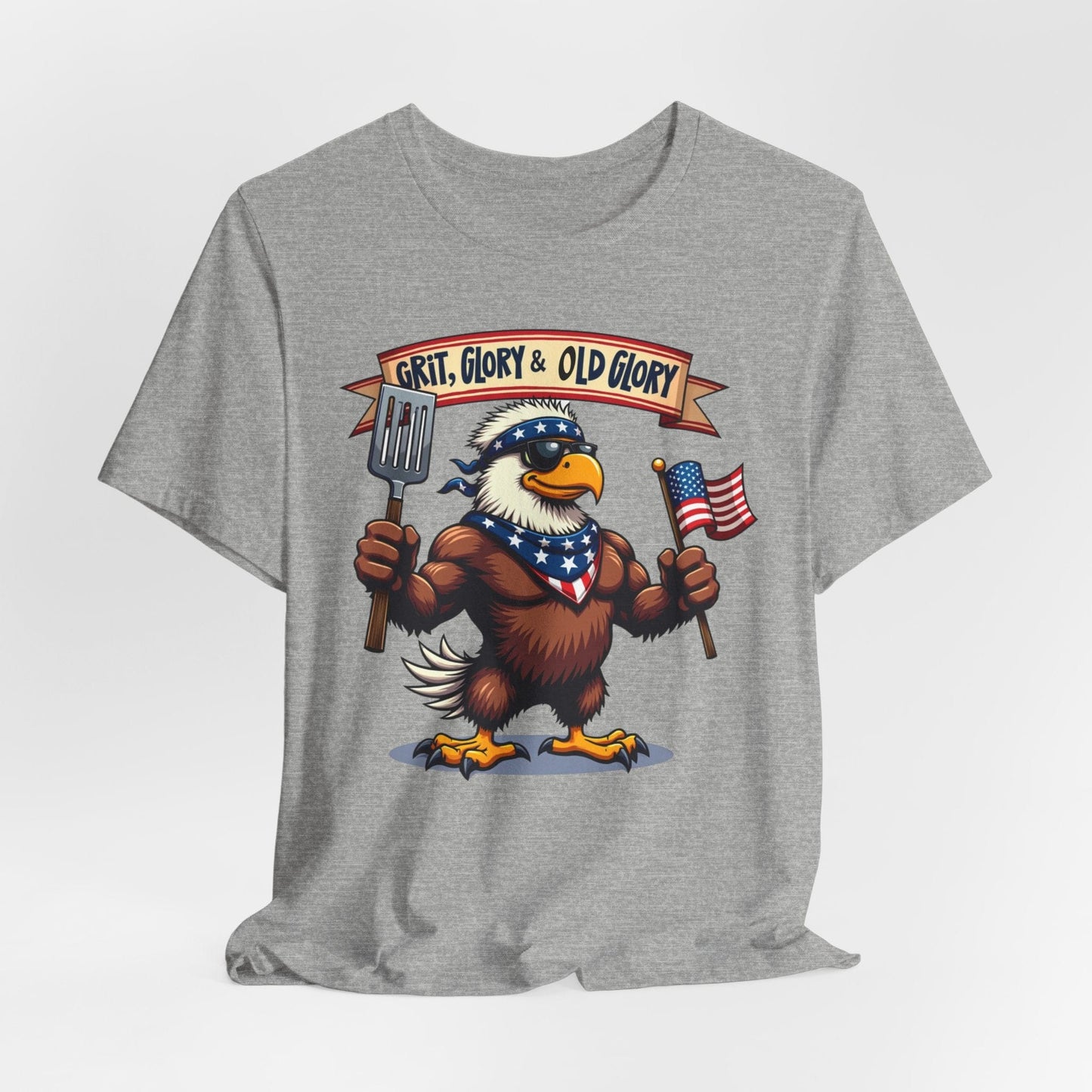 Patriotic Eagle T-Shirt - Grit, Glory & Old Glory