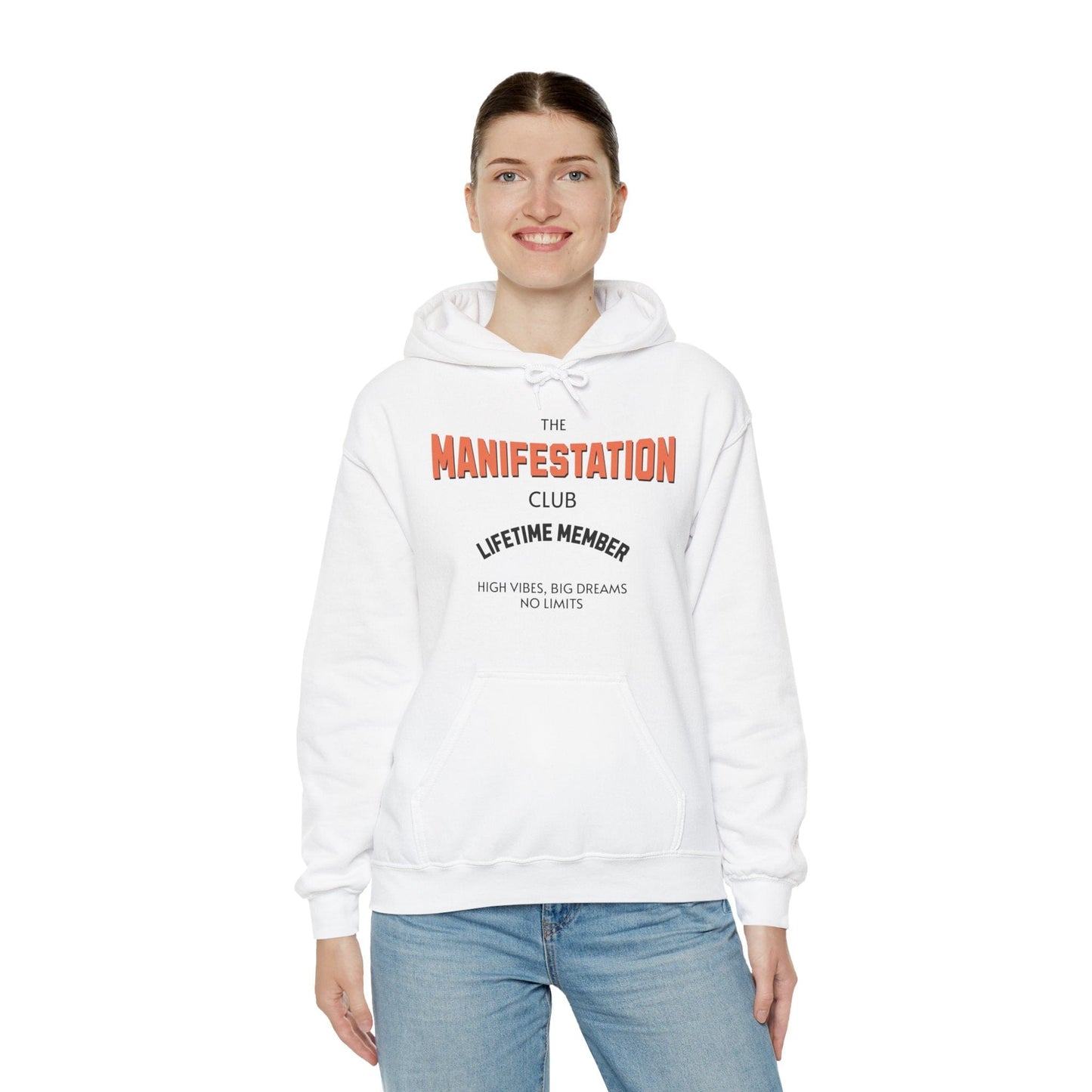Manifestation Club -Hooded Sweatshirt Big Dreams, Cool Design