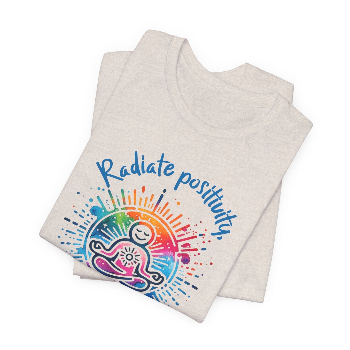Radiate Positivity Tee - Unisex Jersey Short Sleeve Tee for Abundance Lovers