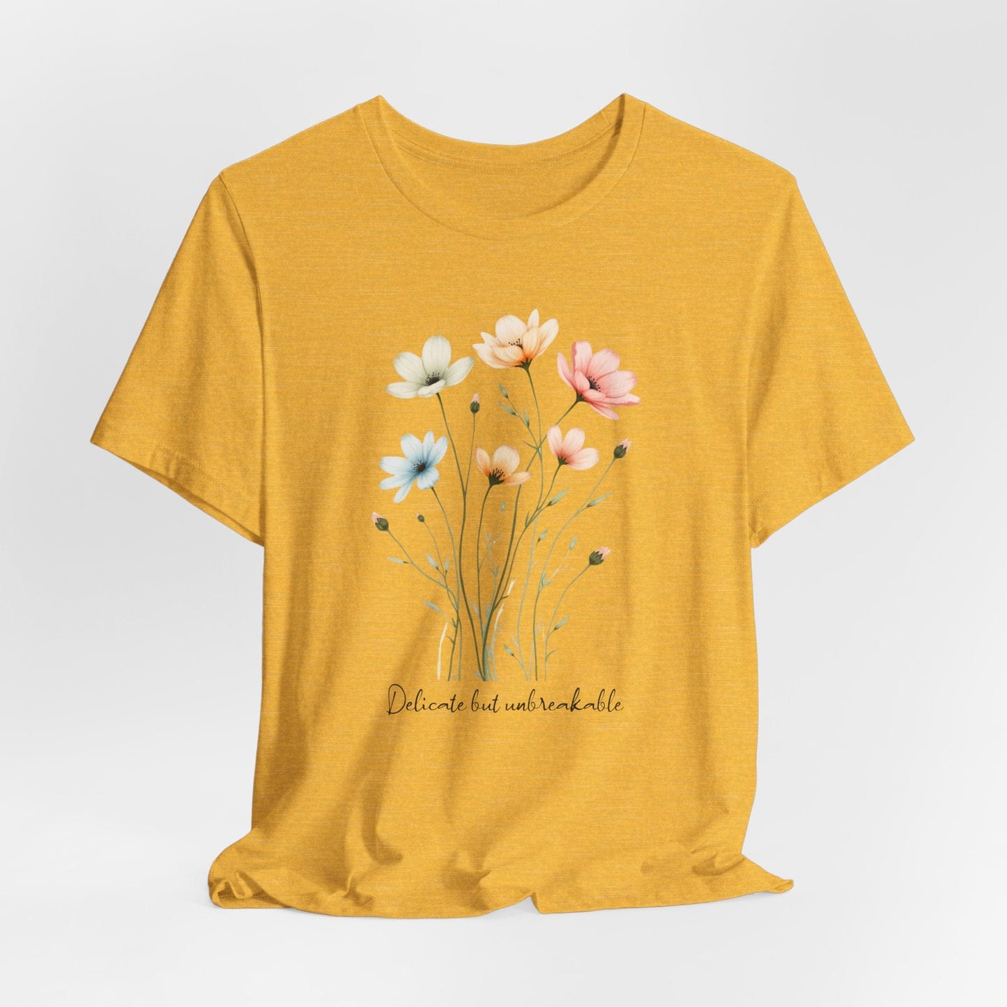Floral Tee | Delicate but Unbreakable Design