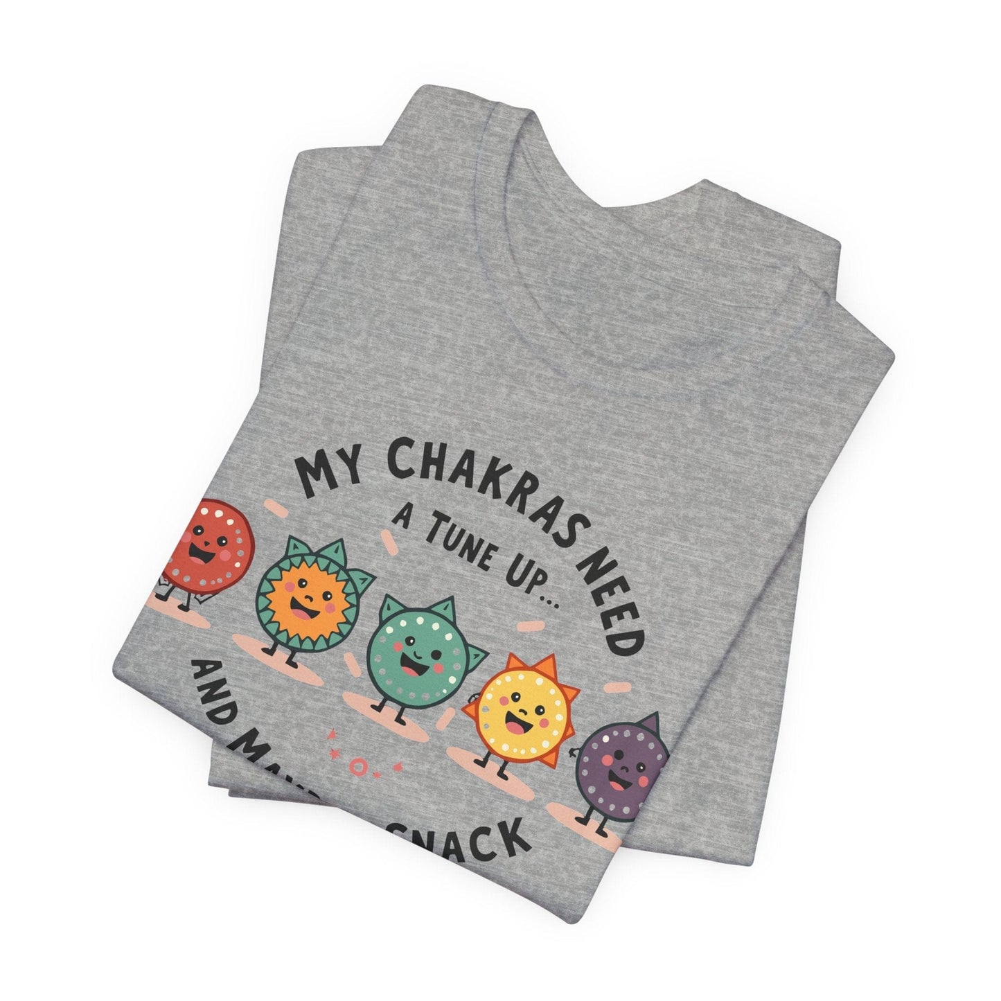 Funny Chakra Tune-Up Unisex Tee for Wellness Lovers
