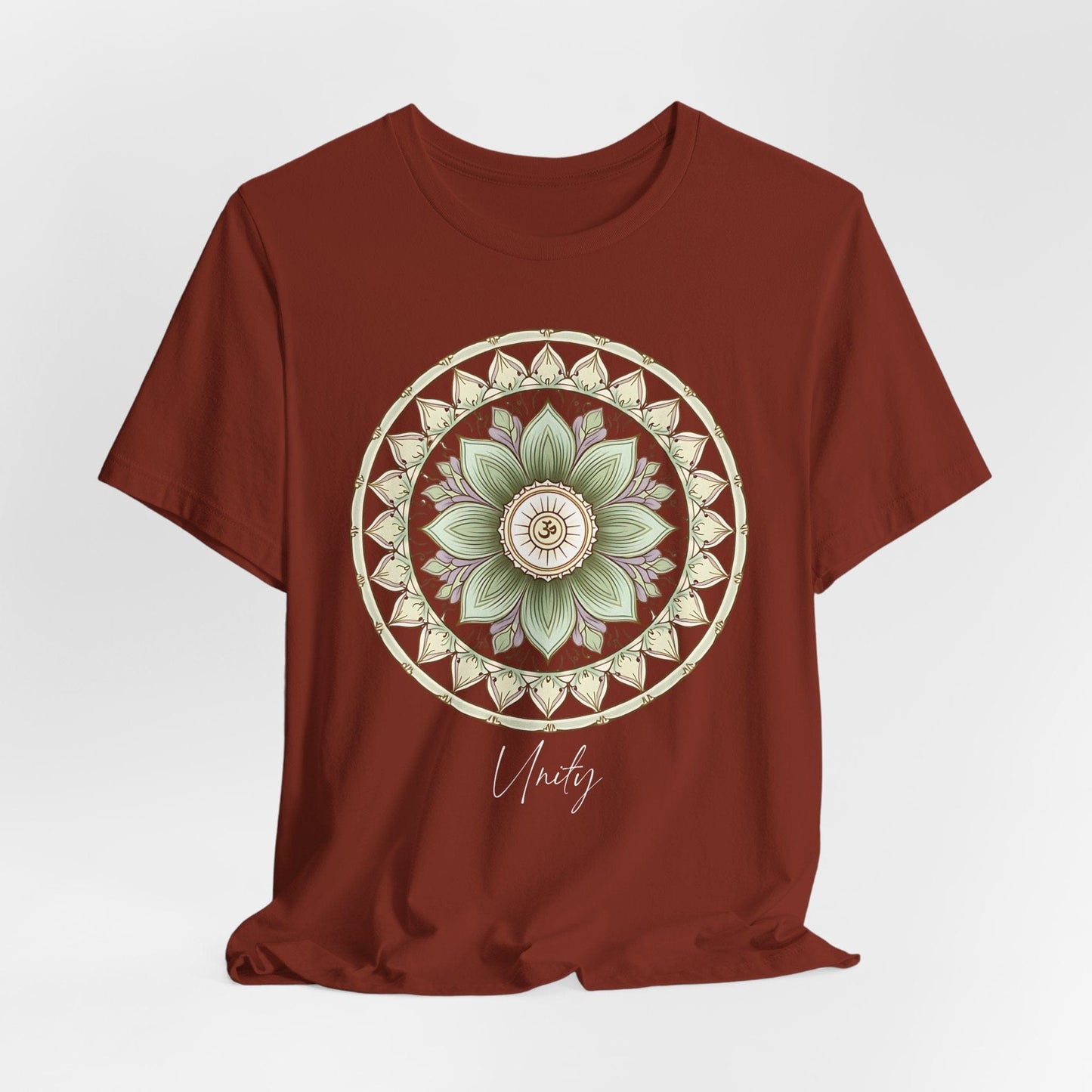 Mandala T-Shirt for Mindfulness and Yoga: Unity