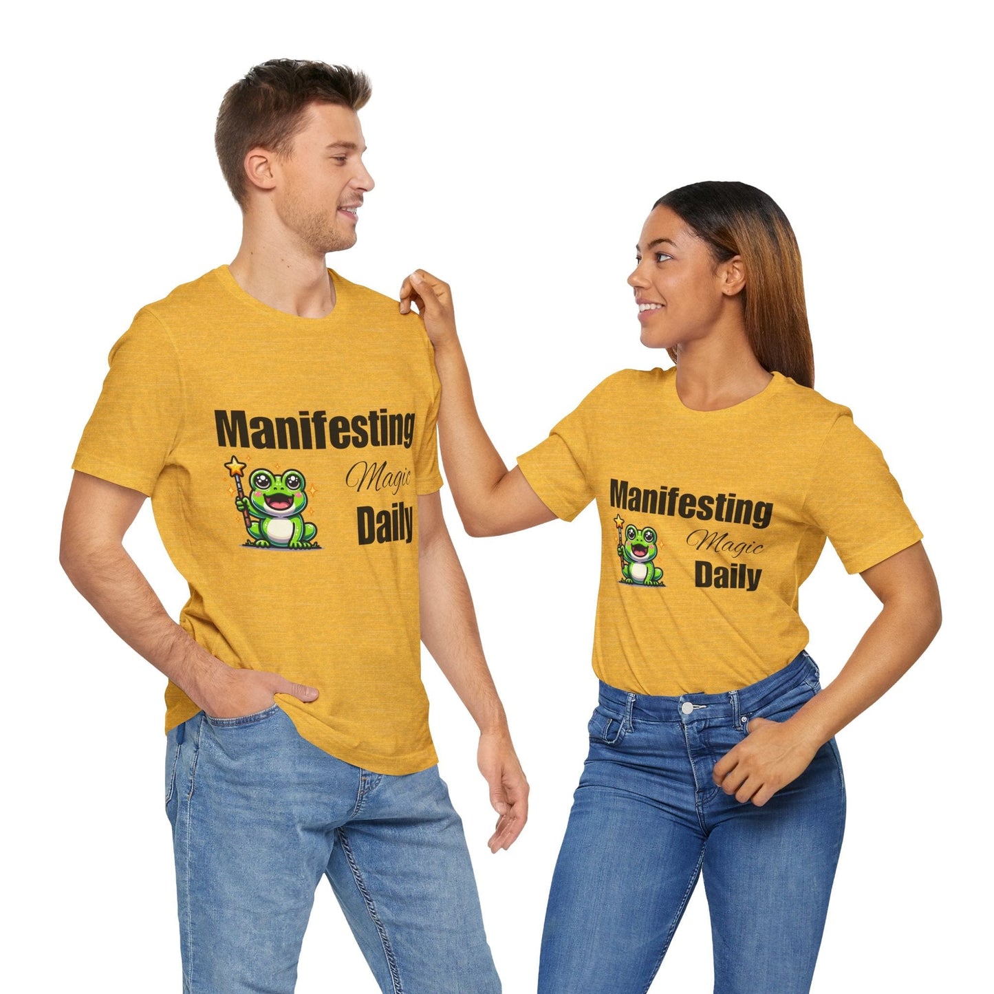 Manifesting Magic Daily Unisex Tee - Positive Vibes for Manifestation Enthusiasts