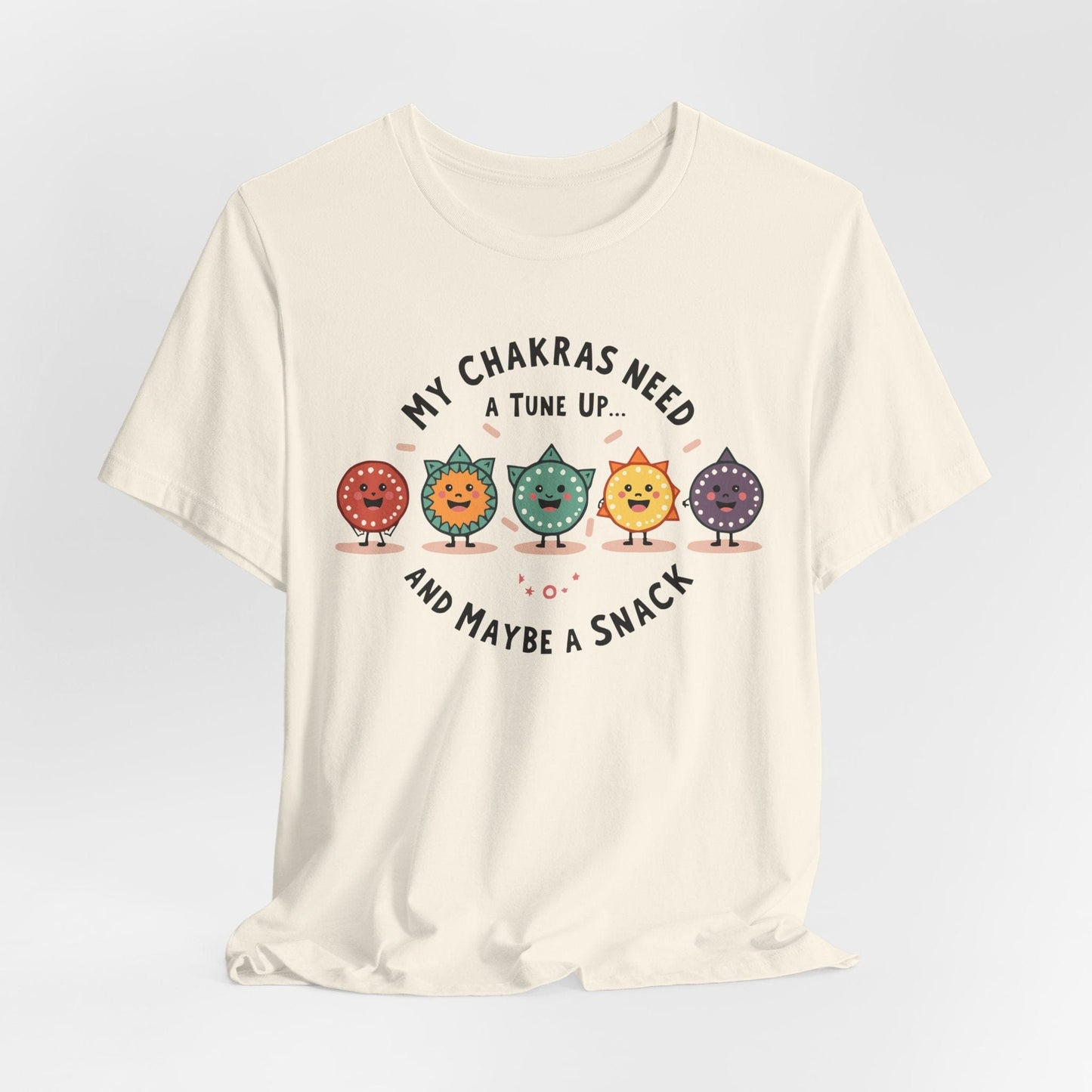 Funny Chakra Tune-Up Unisex Tee for Wellness Lovers