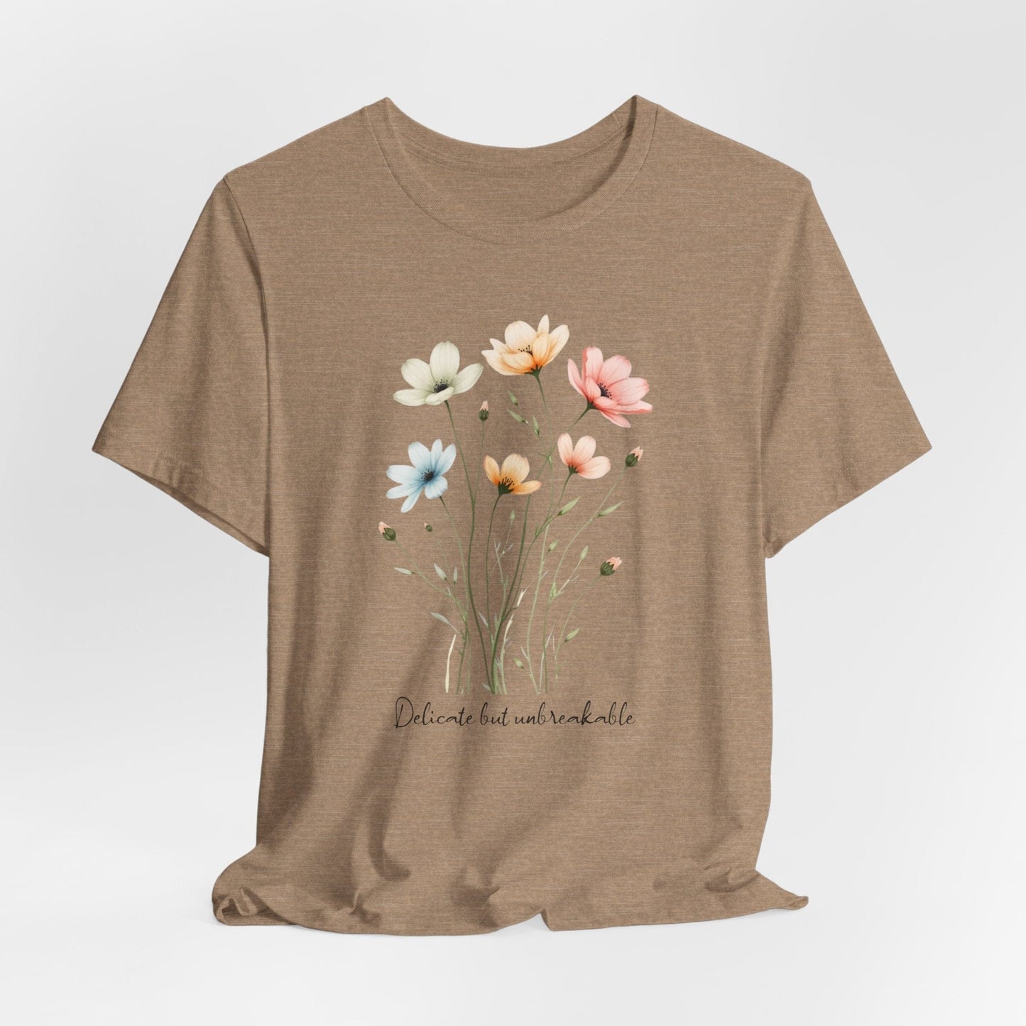 Floral Tee | Delicate but Unbreakable Design